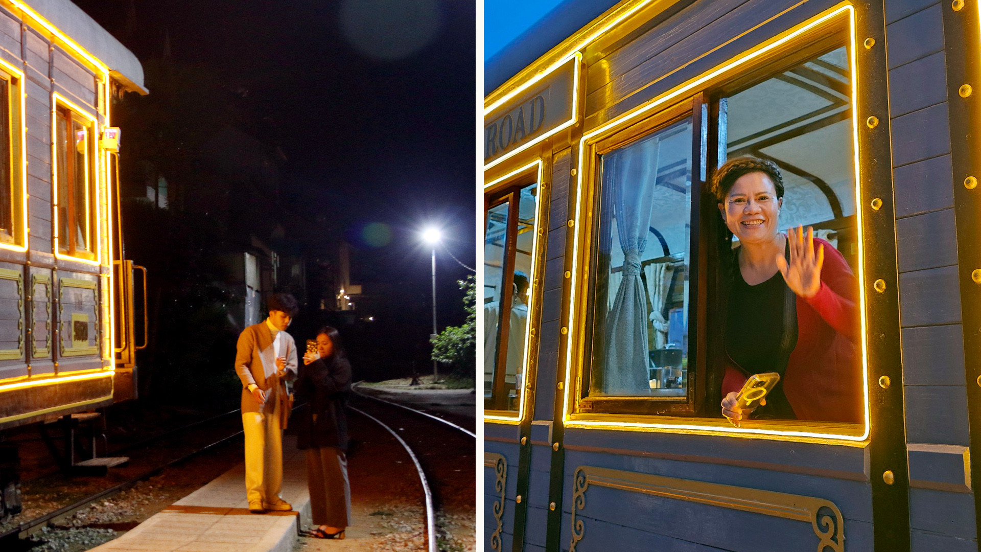 Cùng việc tăng cường sử dụng hệ thống chiếu sáng tại nhà ga, các toa tàu được trang trí chiếu sáng bằng hệ thống đèn LED phục vụ du khách ghi hình kỷ niệm.