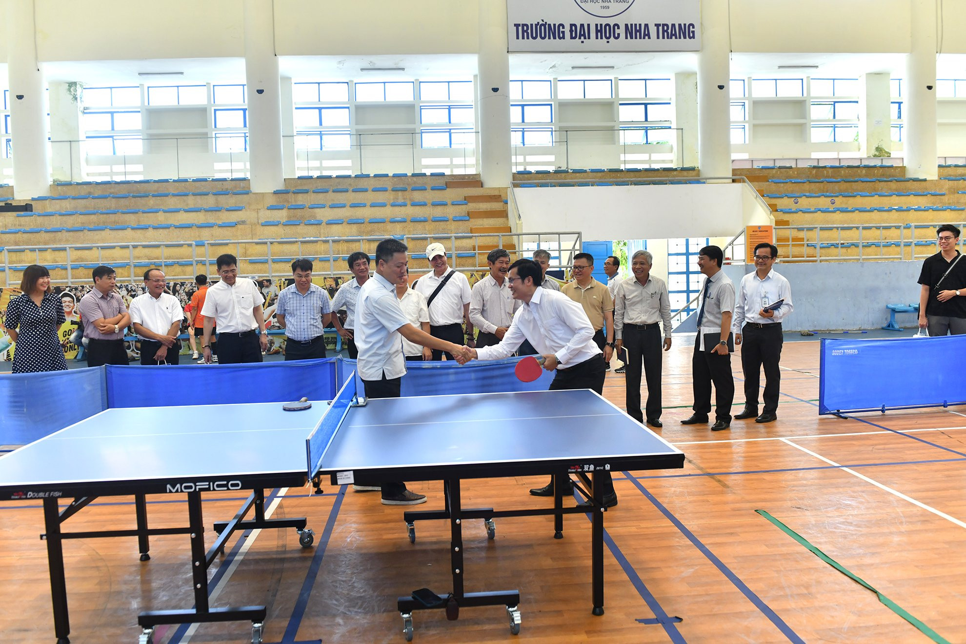 Dù chỉ là vài đường bóng nhưng hai bên đã để lại những ấn tượng tốt đẹp, tinh thần thể thao cao thượng.