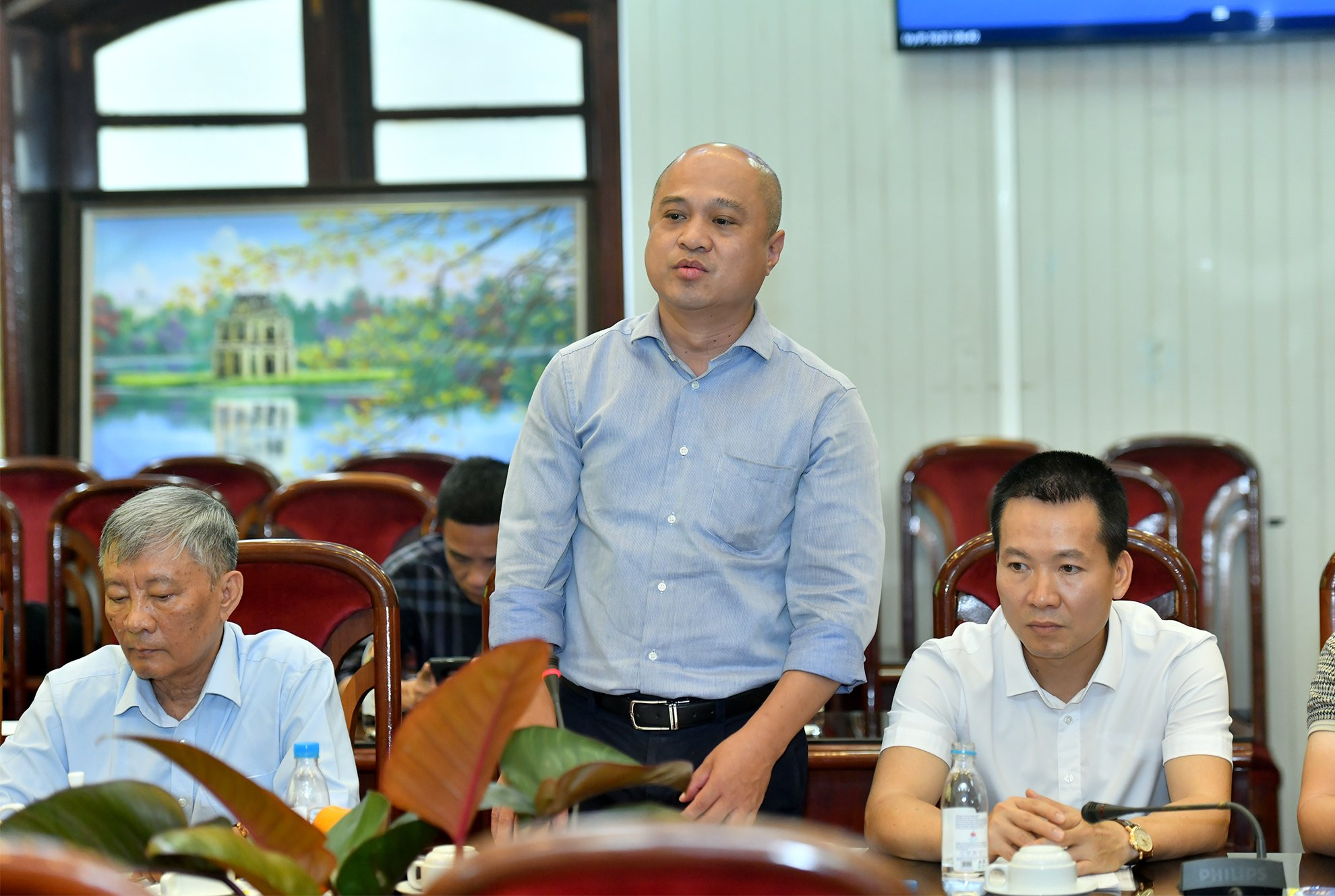 [Ảnh] Họp báo Giải vô địch bóng bàn quốc gia Báo Nhân Dân lần thứ 42 ảnh 6