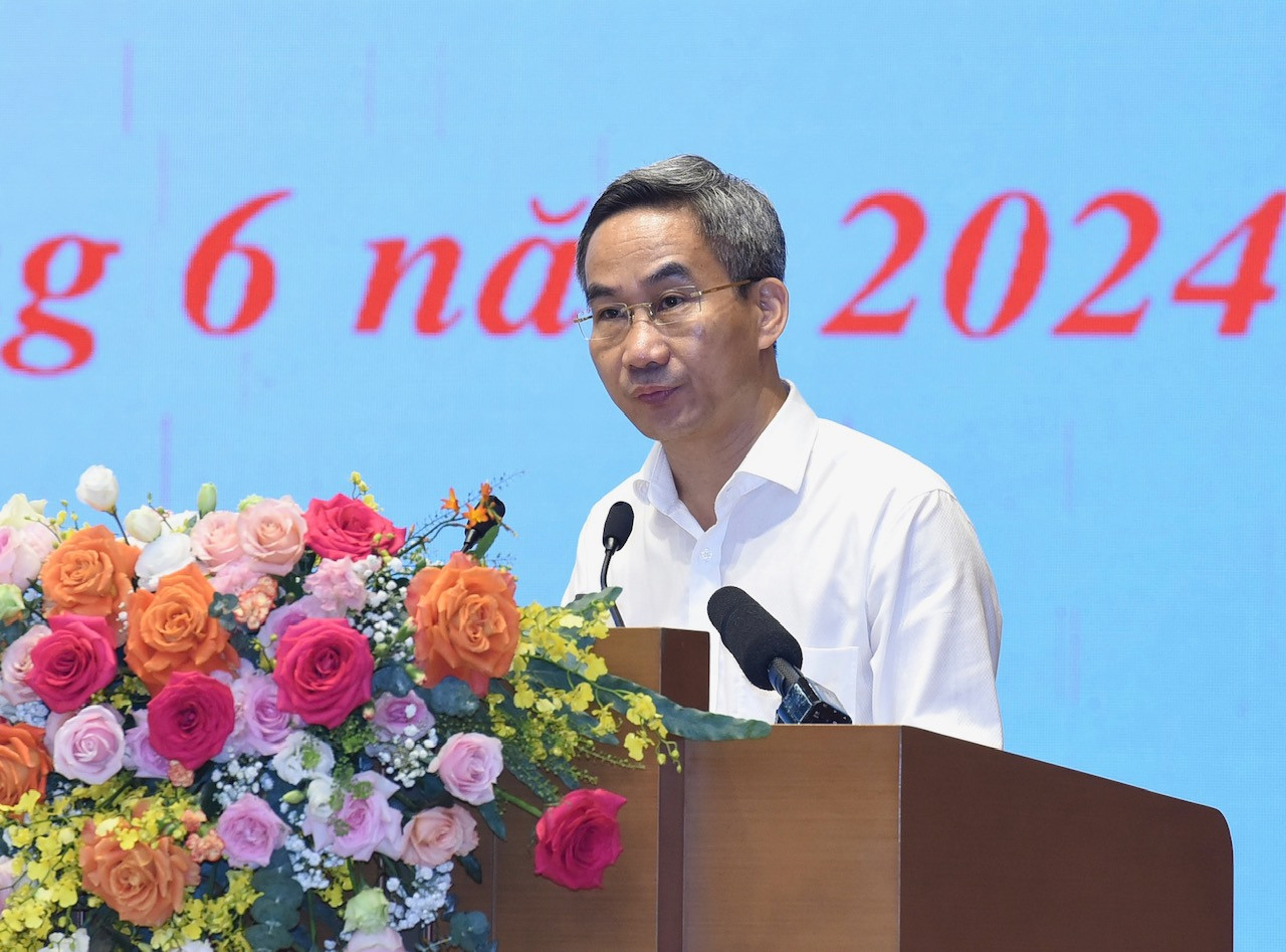 Ông Kim Xuân Đa Chủ tịch Hiệp hội Thép Việt Nam phát biểu.