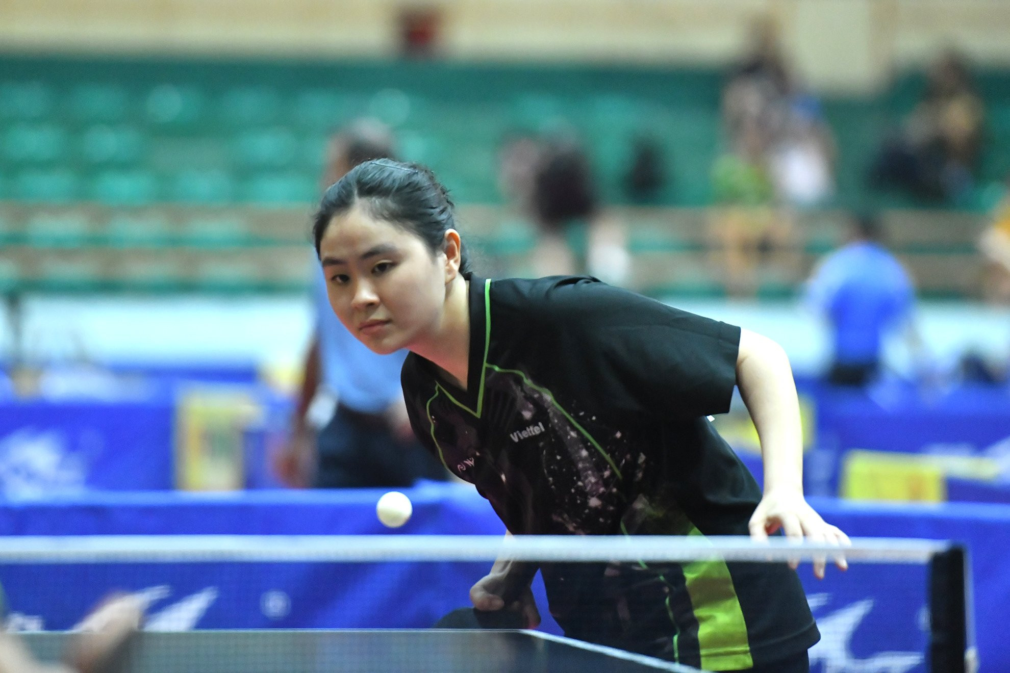 Chung Thị Mỹ Huyền (Tây Ninh) sở hữu chiều cao 1m65 từng là Hoa khôi bóng bàn mùa giải 2018. Chung Thị Mỹ Huyền (Tây Ninh) sở hữu chiều cao 1m65 từng là Hoa khôi bóng bàn mùa giải 2018.