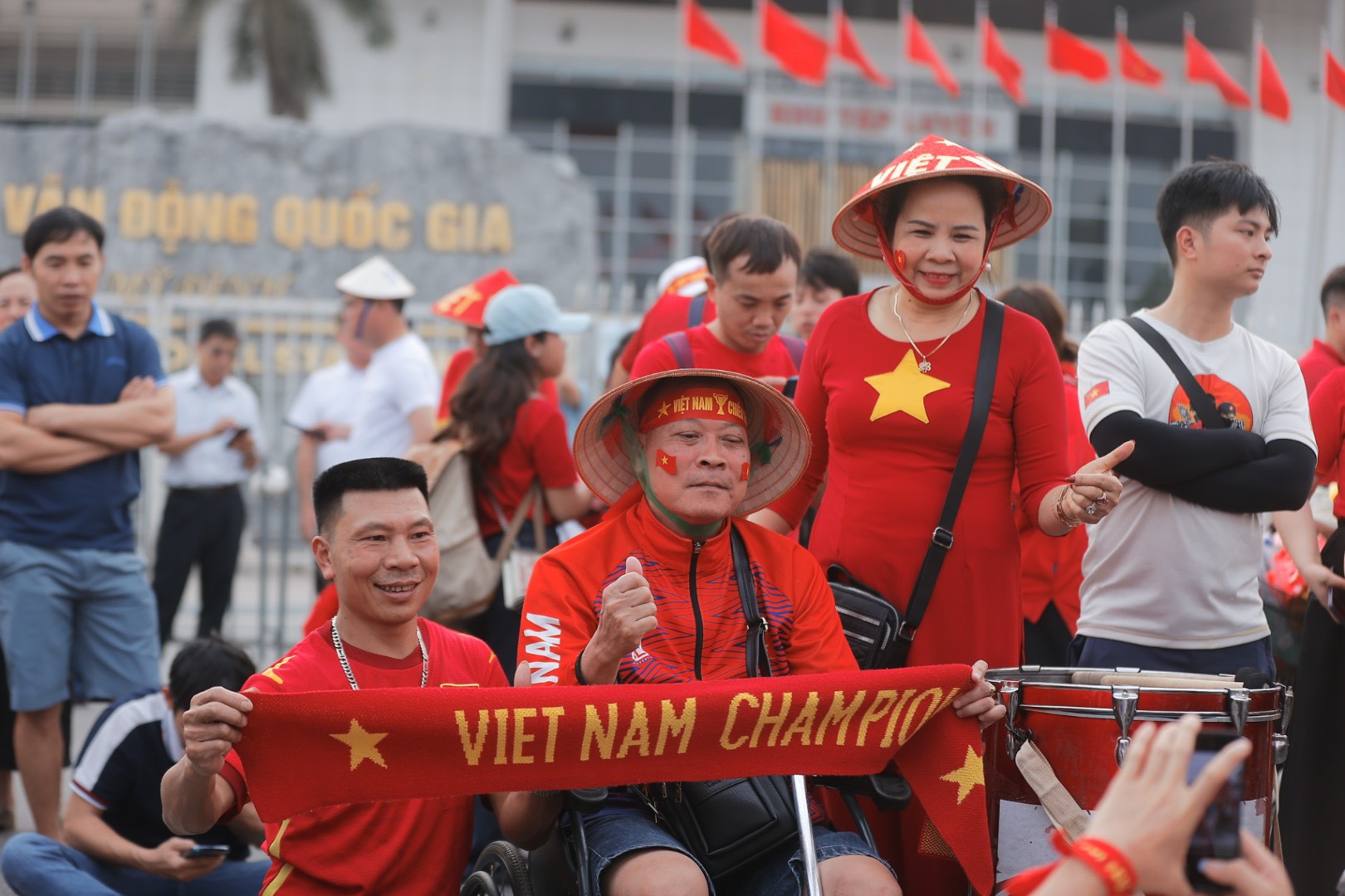 Mang theo niềm tin chiến thắng.