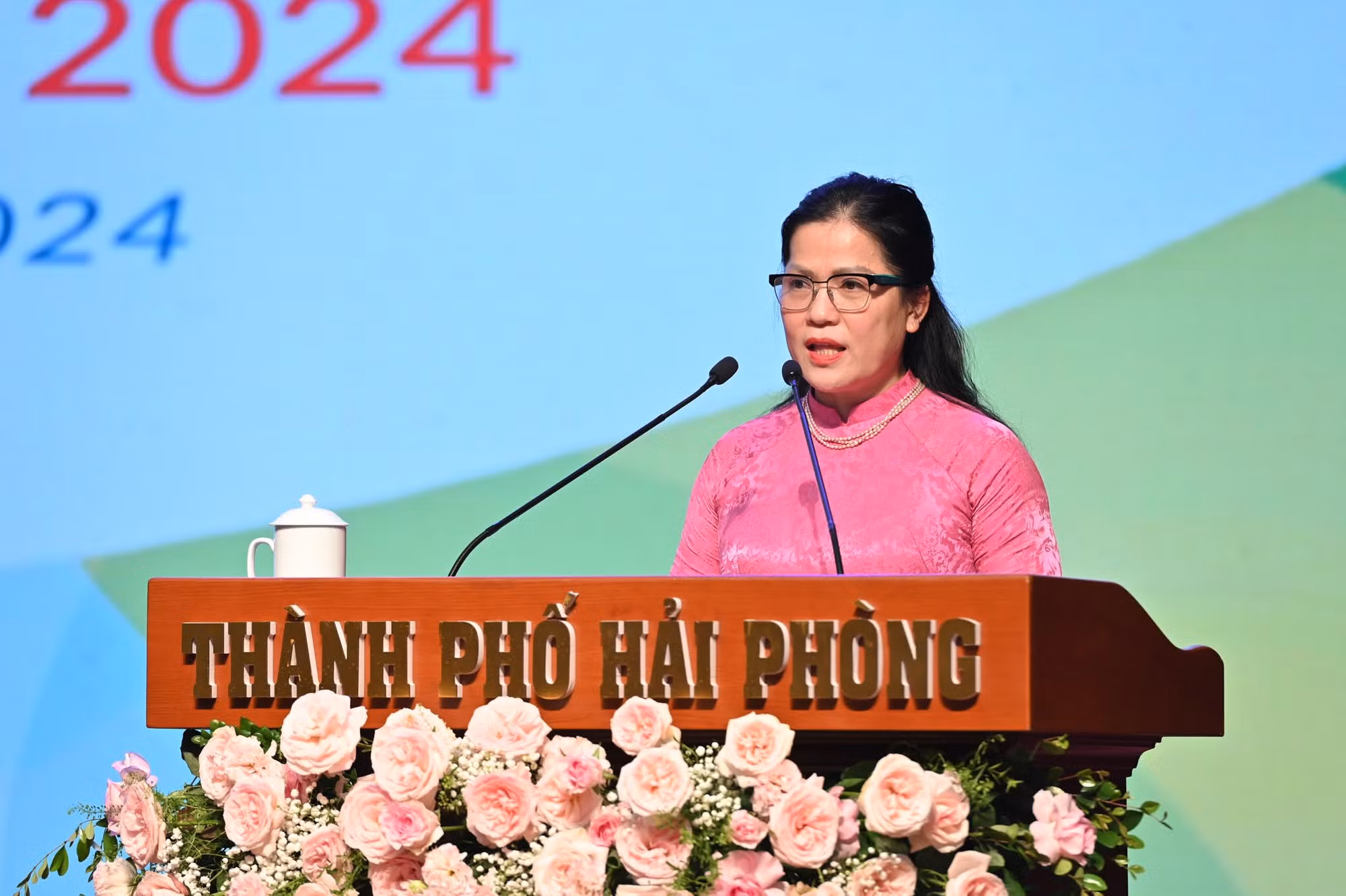 Thứ trưởng Giáo dục và Đào tạo Nguyễn Thị Kim Chi phát biểu tại Lễ bế mạc.