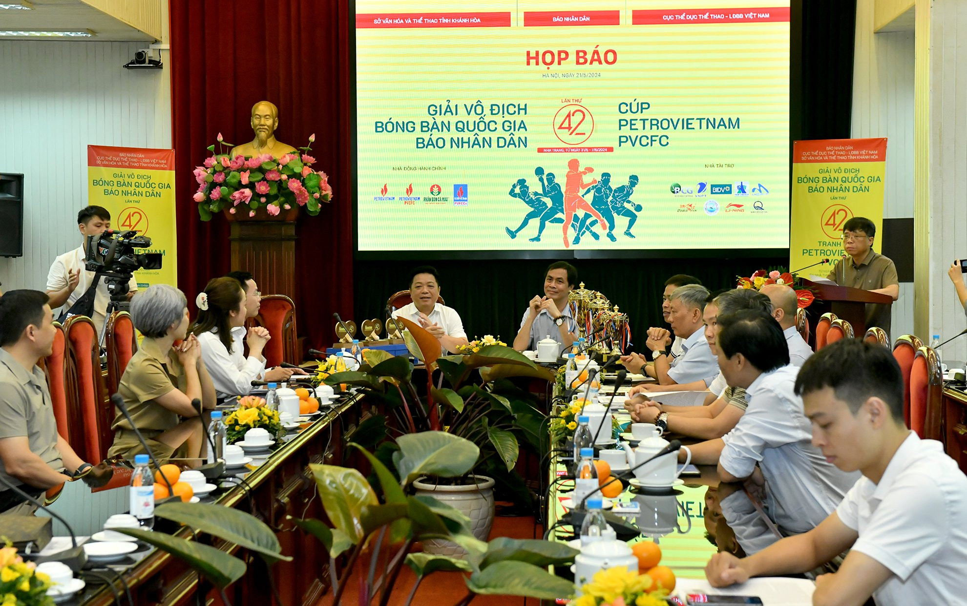 [Ảnh] Họp báo Giải vô địch bóng bàn quốc gia Báo Nhân Dân lần thứ 42 ảnh 1