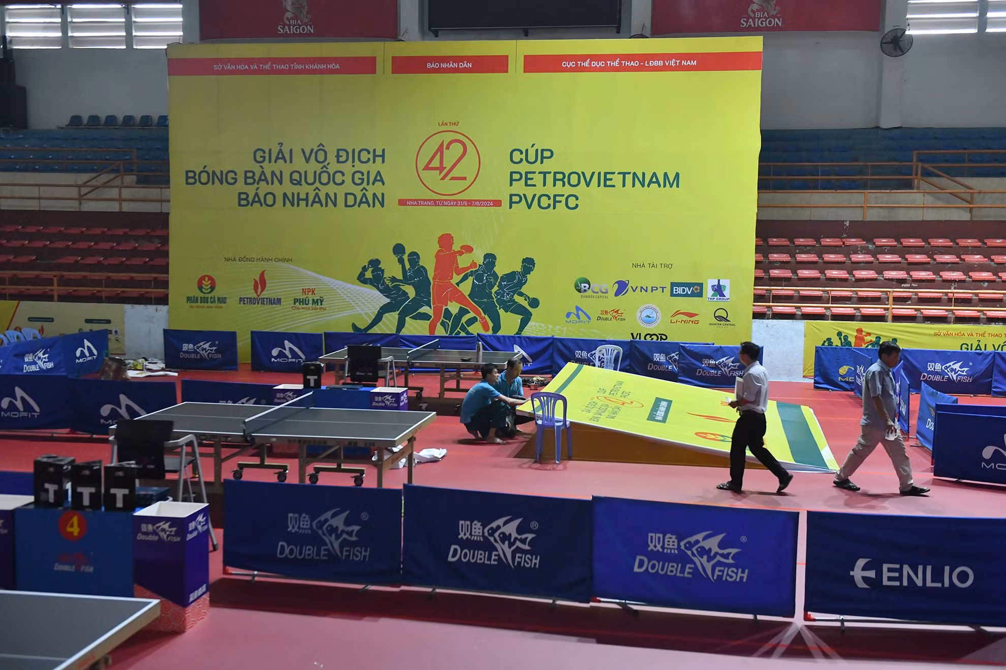 Công tác chuẩn bị giải đấu đang đến phần hoàn thiện.