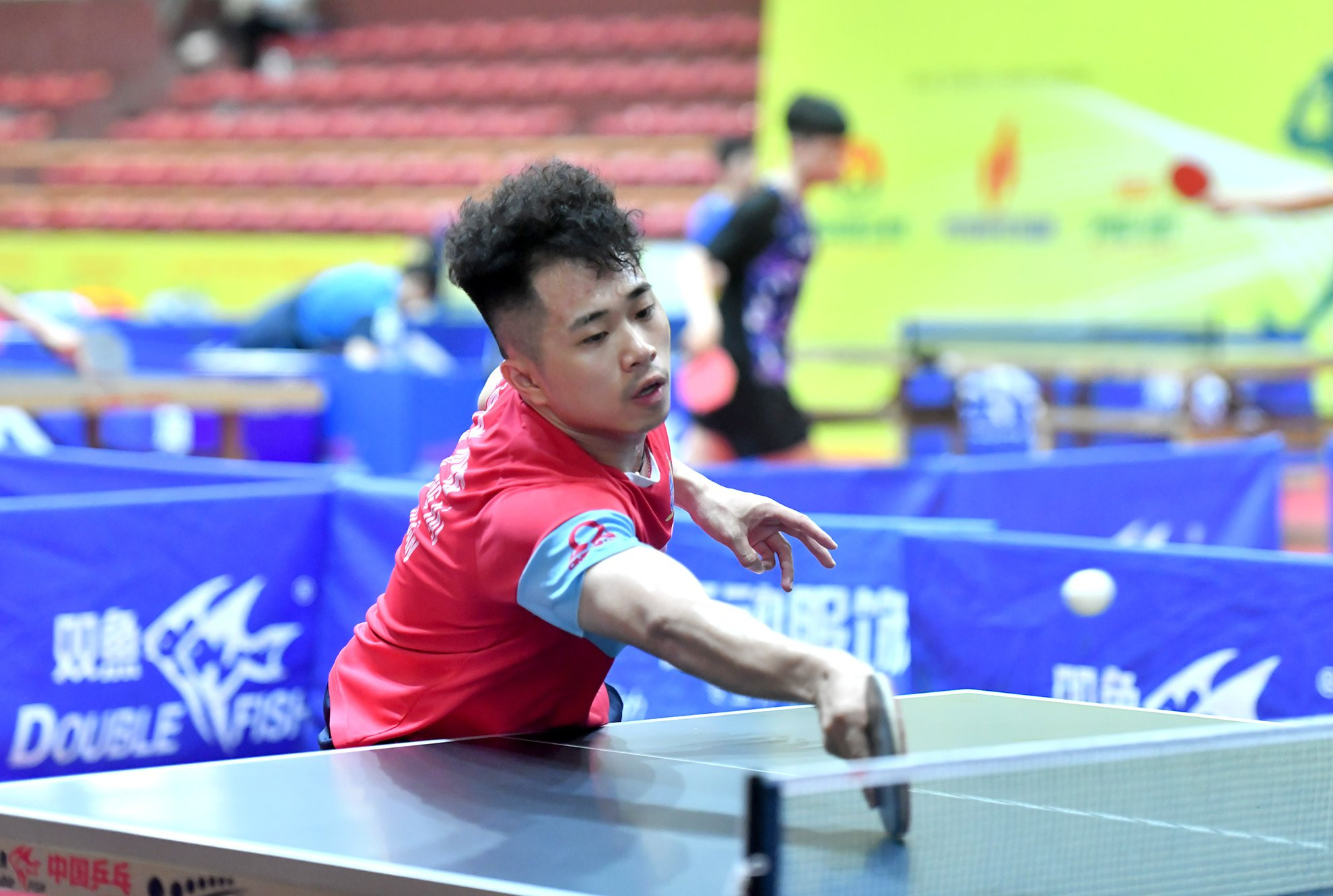 Ngôi sao sáng của đoàn bóng bàn Hải Dương - Huy chương Vàng bóng bàn SEA Games 31 Nguyễn Đức Tuân bước vào quá trình tập luyện.