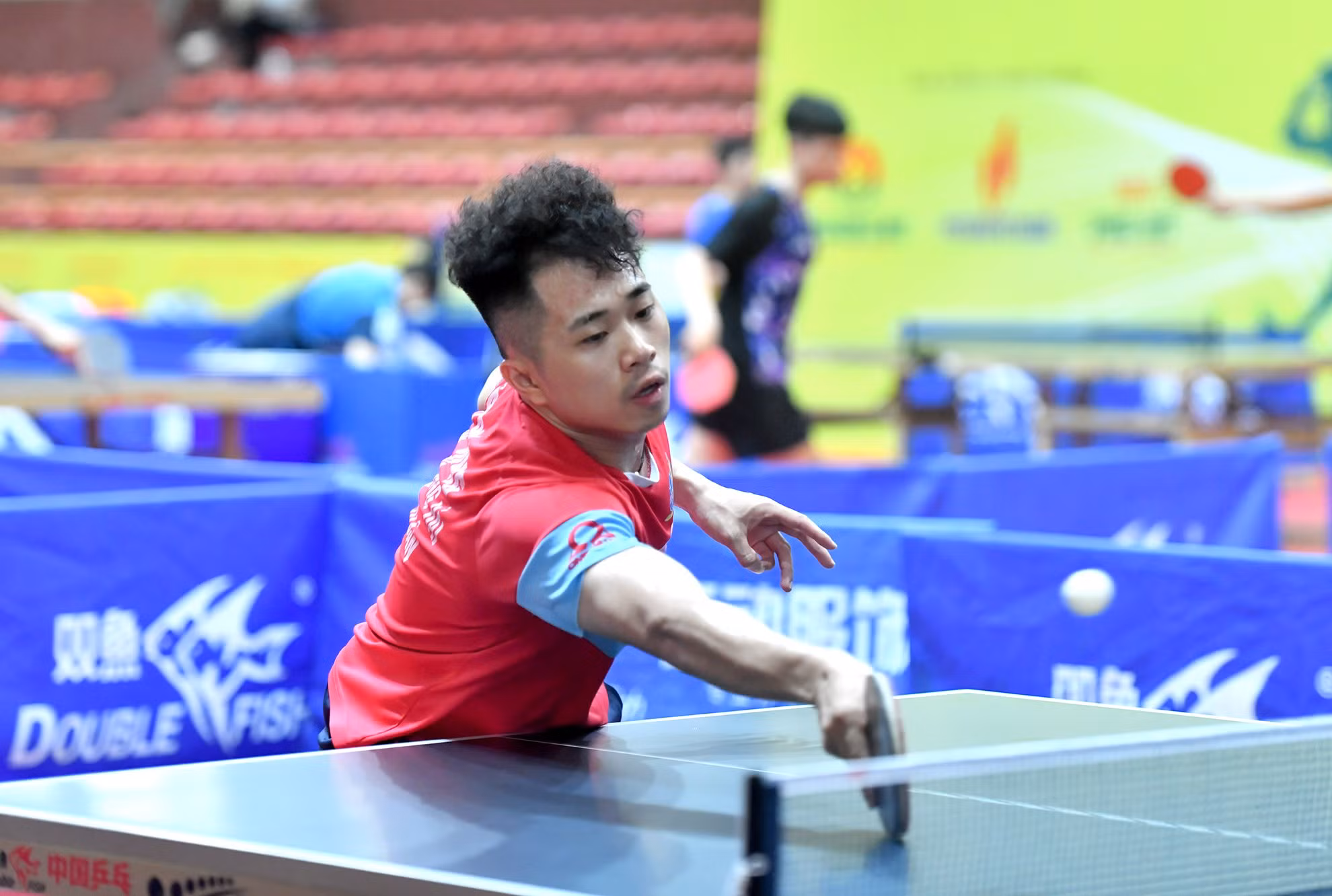 Ngôi sao sáng của đoàn bóng bàn Hải Dương - Huy chương Vàng bóng bàn SEA Games 31 Nguyễn Đức Tuân bước vào quá trình tập luyện.