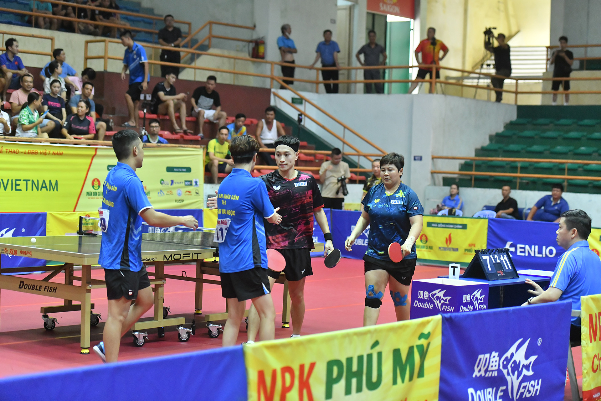 Nguyễn Anh Tú-Mai Hoàng Mỹ Trang lên ngôi vô địch với kết quả thắng 3-1 đầy thuyết phục. Nguyễn Anh Tú-Mai Hoàng Mỹ Trang lên ngôi vô địch với kết quả thắng 3-1 đầy thuyết phục.