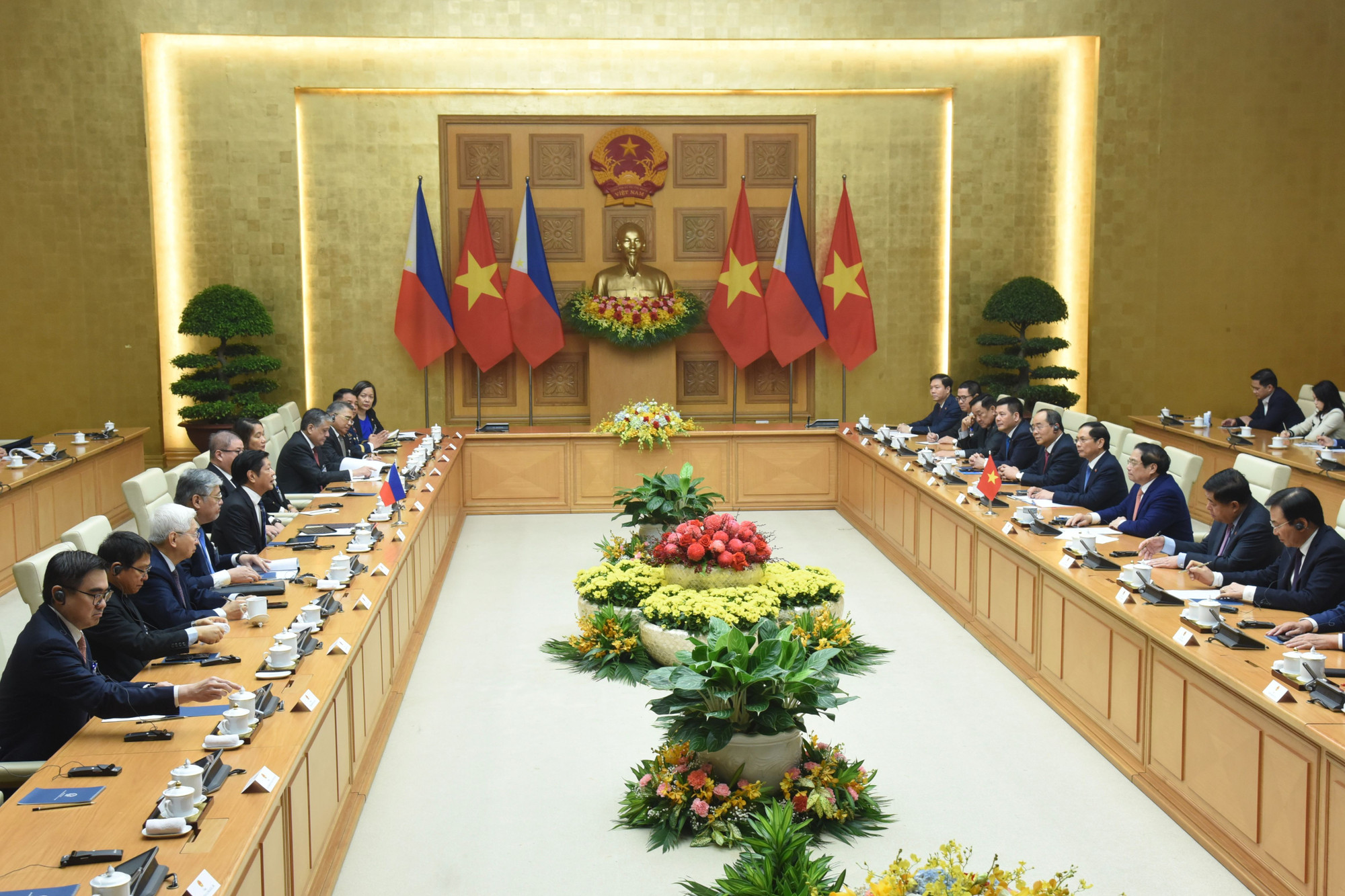 Quang cảnh buổi hội kiến.