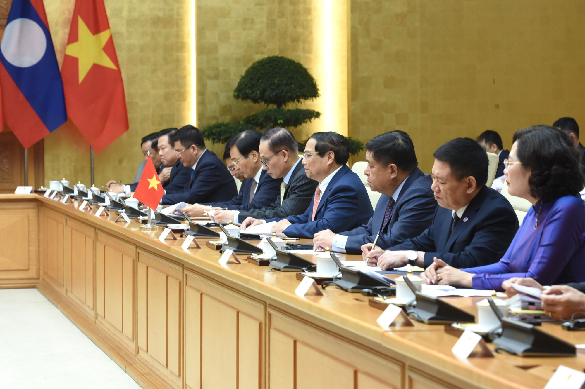 Thủ tướng Phạm Minh Chính phát biểu tại buổi làm việc.