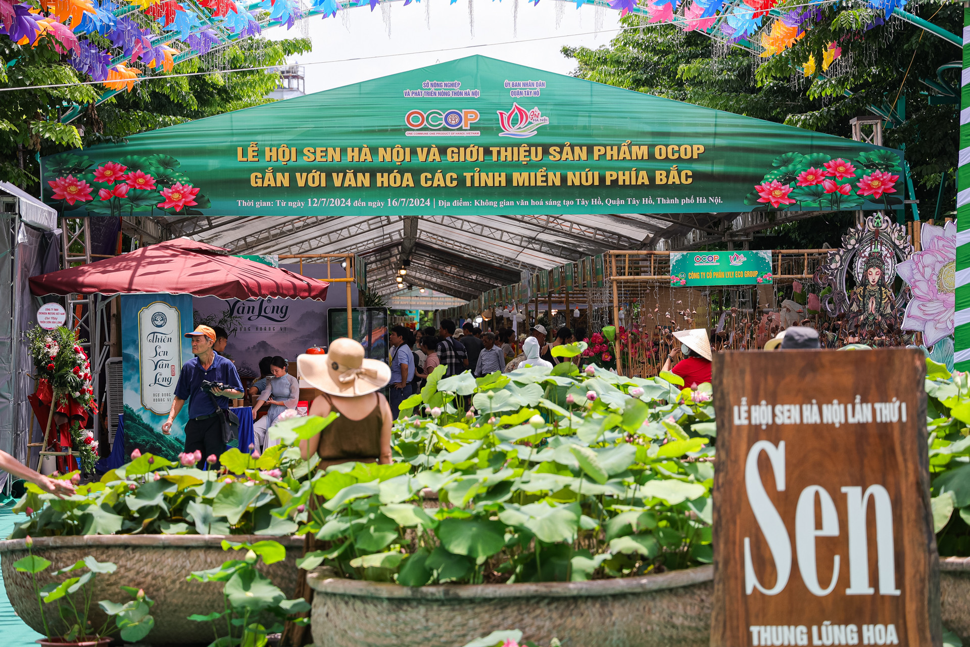 Lần đầu tiên được tổ chức, Lễ hội Sen Hà Nội năm 2024 là sự kiện do Ủy ban nhân dân quận Tây Hồ phối hợp cùng Sở Nông nghiệp và Phát triển nông thôn, Liên hiệp Các tổ chức hữu nghị cùng thực hiện. Đây là hoạt động thiết thực nhằm hướng tới Kỷ niệm 70 năm Ngày giải phóng Thủ đô (10/10/1954-10/10/2024)