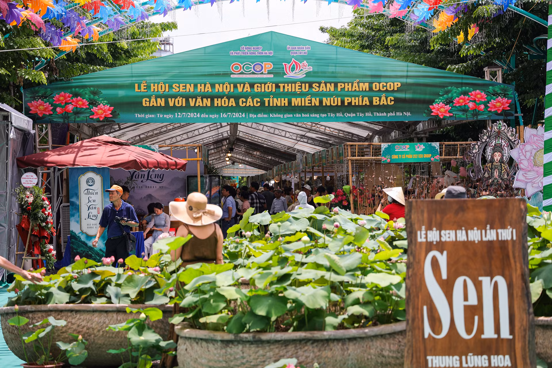 Lần đầu tiên được tổ chức, Lễ hội Sen Hà Nội năm 2024 là sự kiện do Ủy ban nhân dân quận Tây Hồ phối hợp cùng Sở Nông nghiệp và Phát triển nông thôn, Liên hiệp Các tổ chức hữu nghị cùng thực hiện. Đây là hoạt động thiết thực nhằm hướng tới Kỷ niệm 70 năm Ngày giải phóng Thủ đô (10/10/1954-10/10/2024)