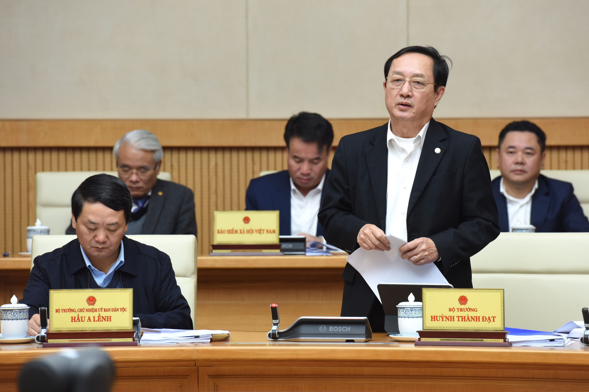 Bộ trưởng Khoa học công nghệ Huỳnh Thành Đạt phát biểu.