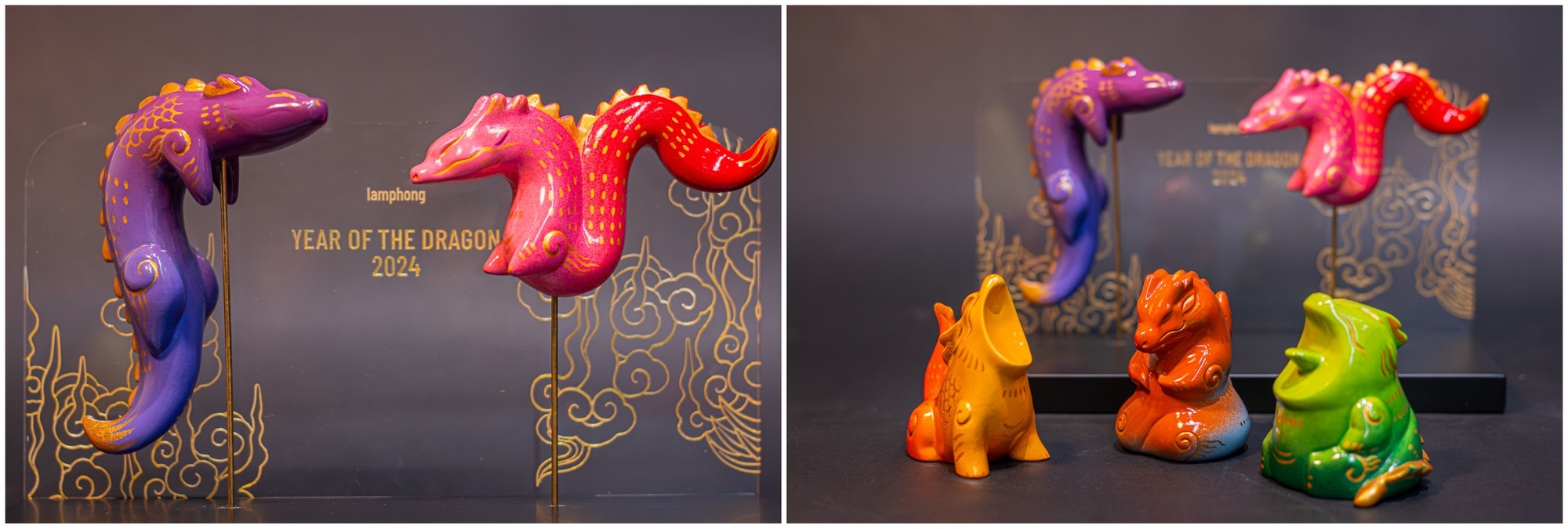 "Chúng mình không có tuyên ngôn hay thông điệp gì to tát cả, chỉ nghĩ đơn giản là tạo ra “Năm con Rồng” cho năm con rồng thật vui, những con rồng của người trẻ luôn lạc quan, yêu đời. Có lúc vô tri, có lúc lười biếng, có lúc thét gầm.. nhưng cũng có lúc chậm lại, hạnh phúc và sống trong cuộc sống vận động mỗi ngày.", nhóm họa sĩ chia sẻ.