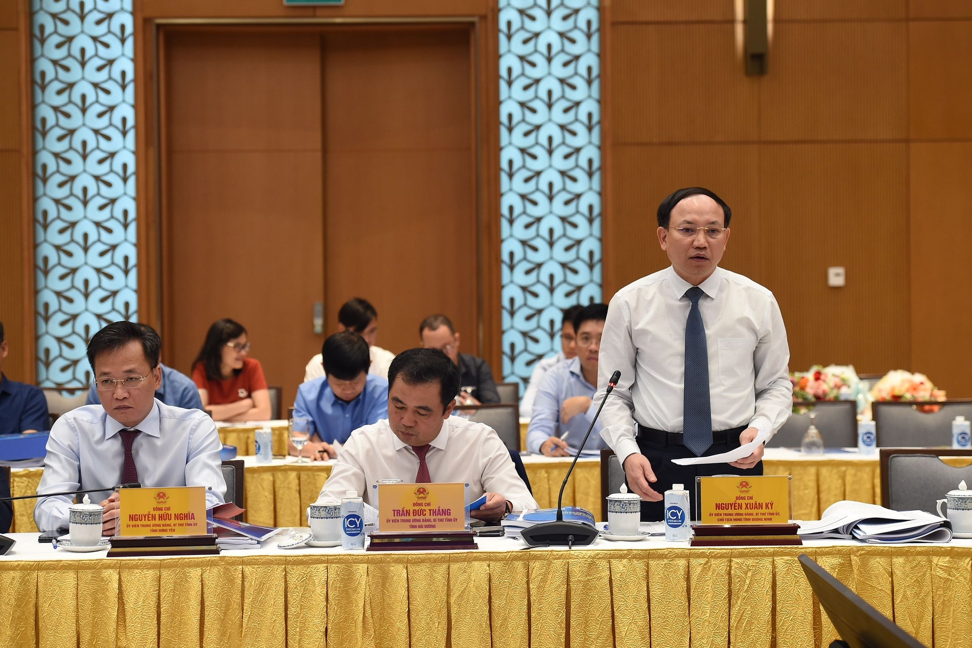 Bí thư Tỉnh ủy Quảng Ninh Nguyễn Xuân Ký phát biểu.