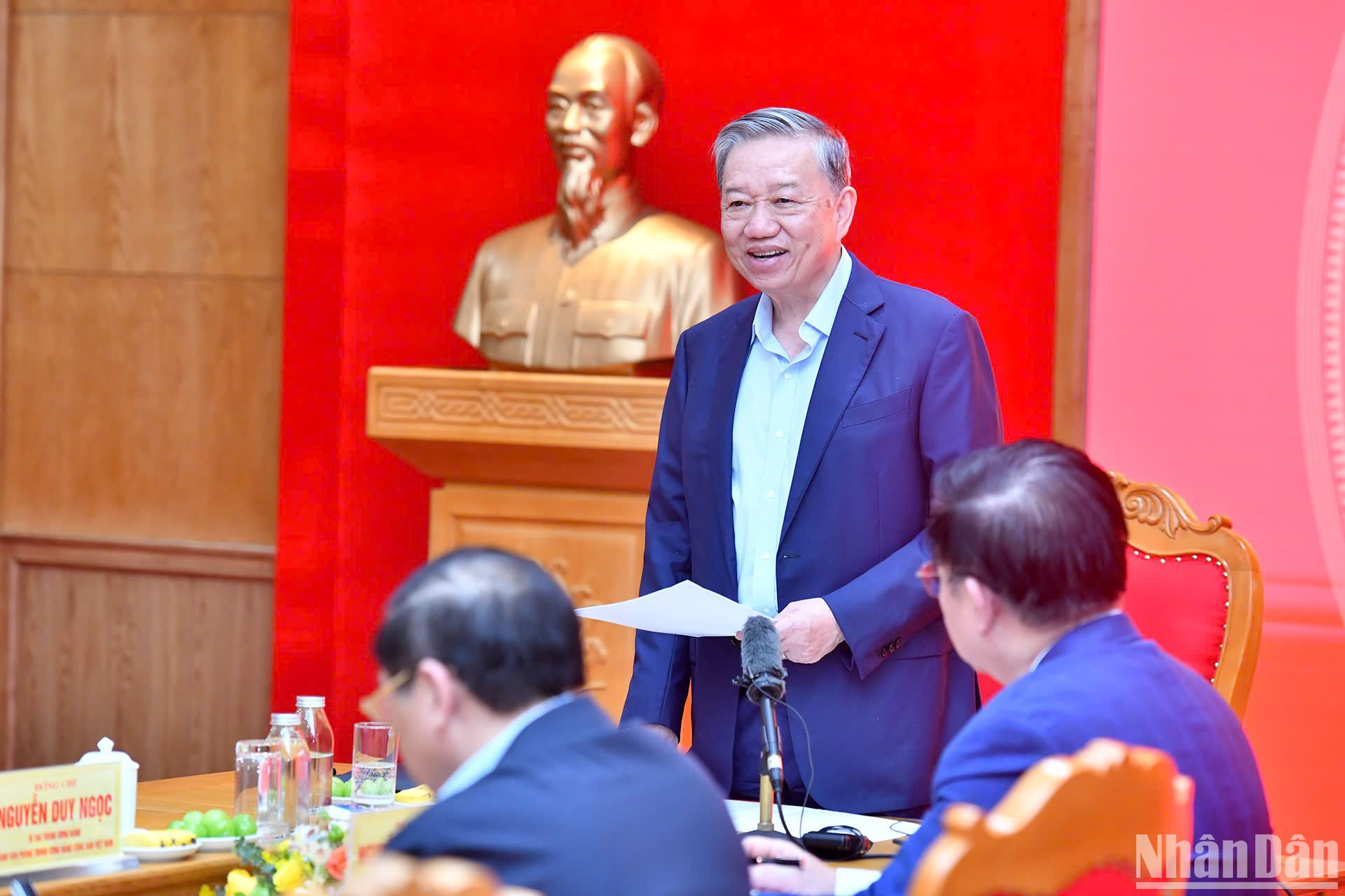 Tổng Bí thư Tô Lâm phát biểu tại buổi làm việc với Ban Tuyên giáo Trung ương. Tổng Bí thư Tô Lâm phát biểu tại buổi làm việc với Ban Tuyên giáo Trung ương.