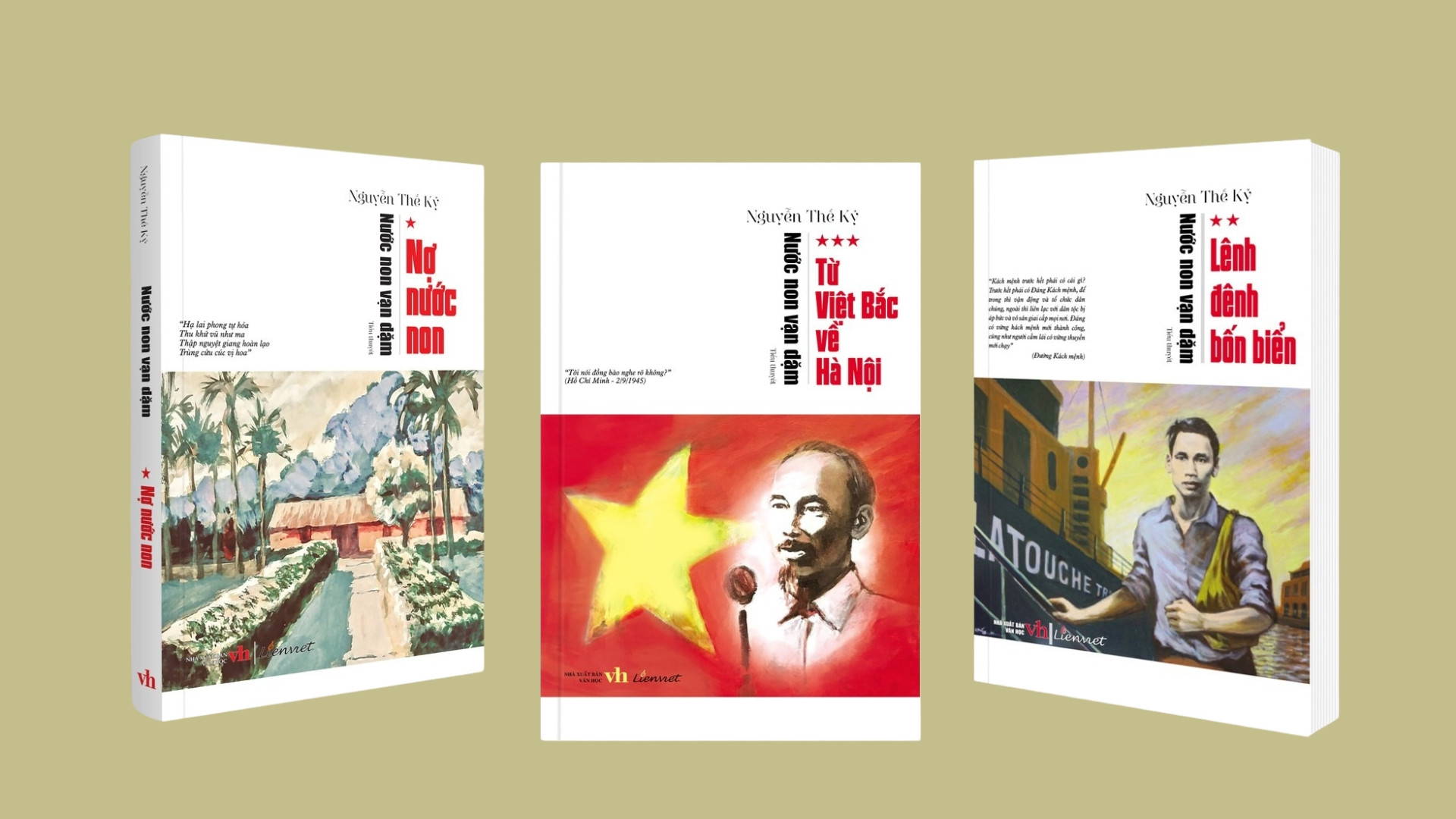 Tập 3 "Từ Việt Bắc về Hà Nội" của bộ tiểu thuyết "Nước non ngàn dặm" mới ra mắt độc giả.