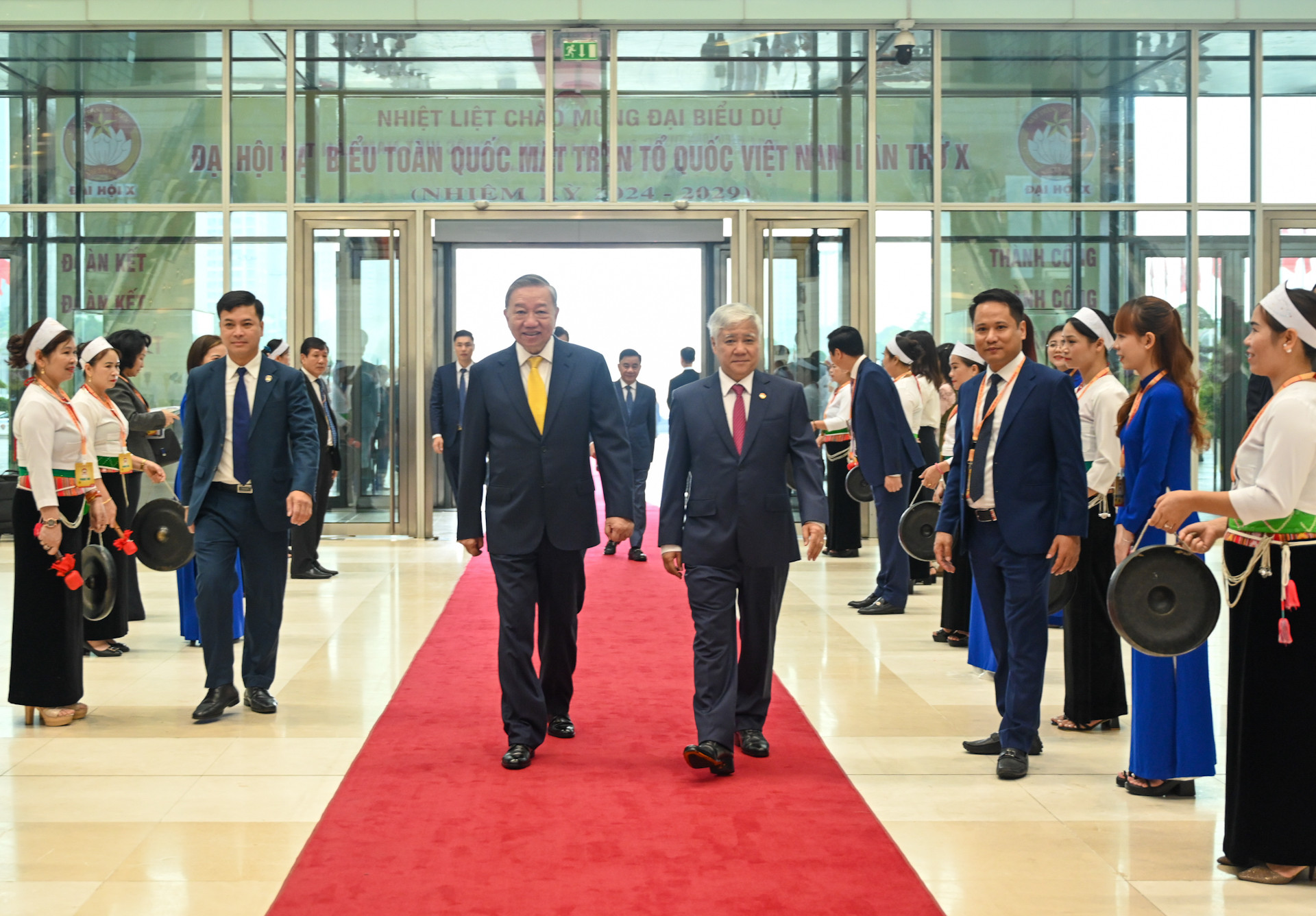 Tổng Bí thư, Chủ tịch nước Tô Lâm dự Đại hội.