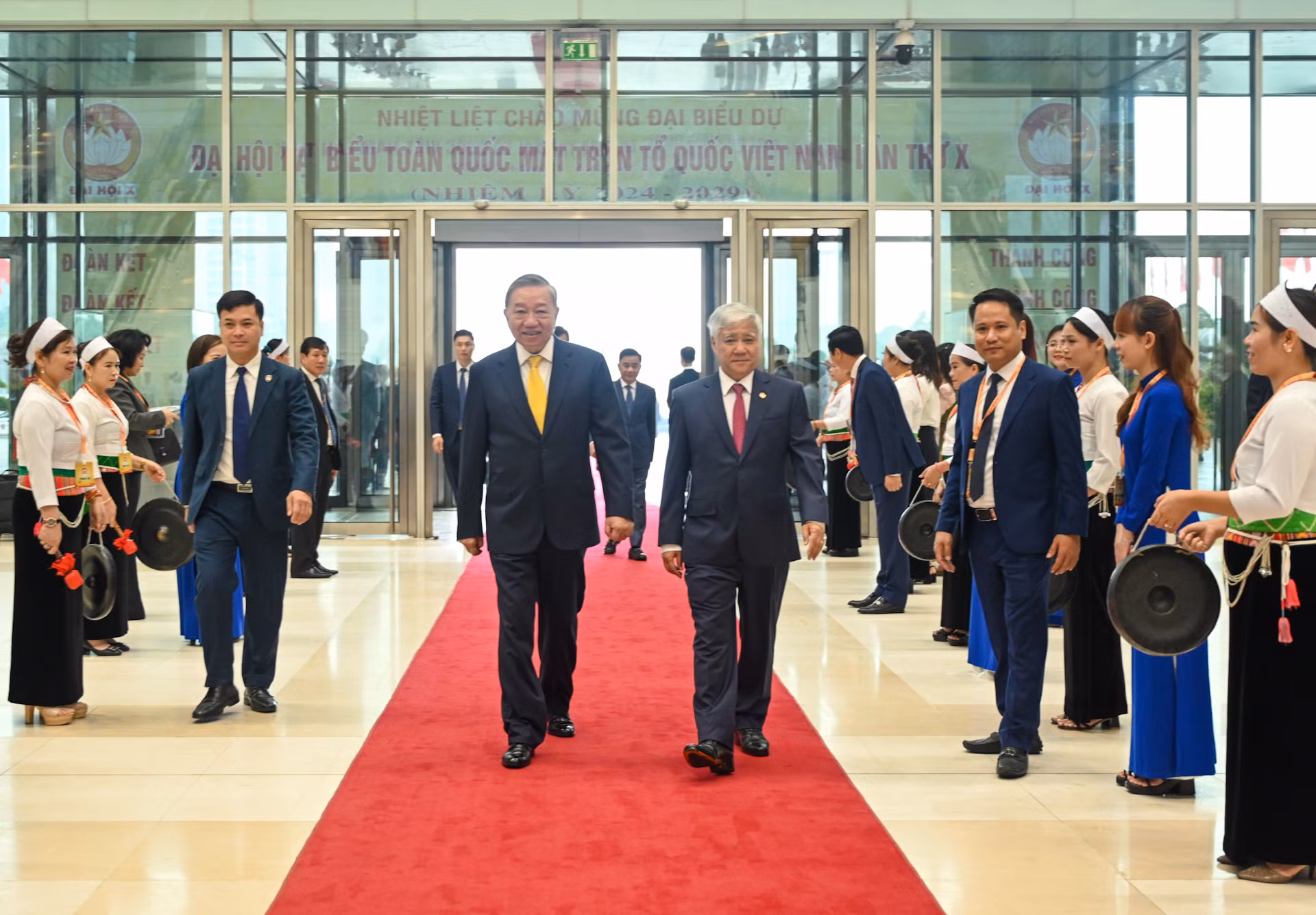 Tổng Bí thư, Chủ tịch nước Tô Lâm dự Đại hội.