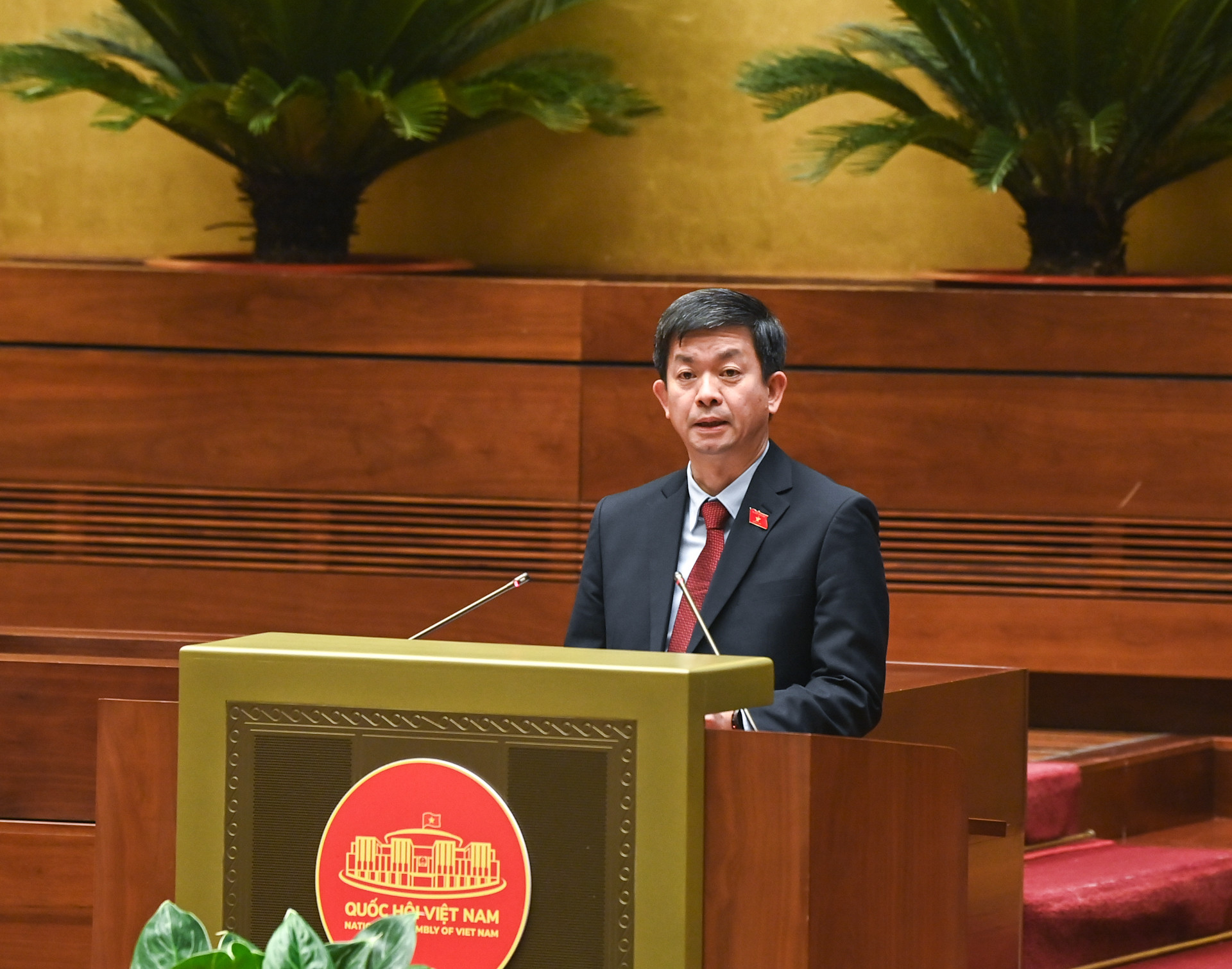 Tổng Thư ký Quốc hội, Chủ nhiệm Văn phòng Quốc hội Lê Quang Tùng phát động phong trào thi đua năm 2025.