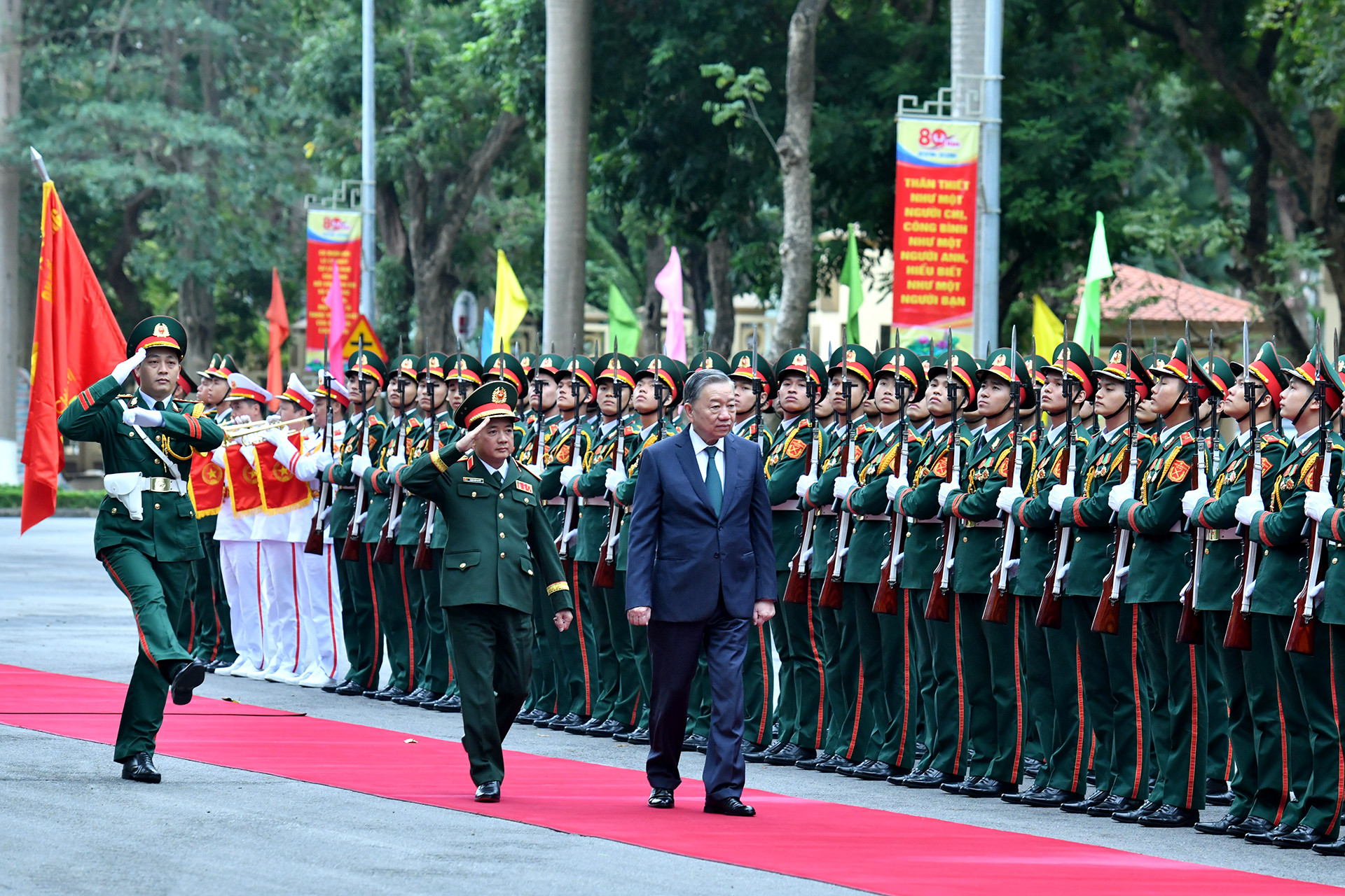 Tổng Bí thư Tô Lâm dự Lễ kỷ niệm.