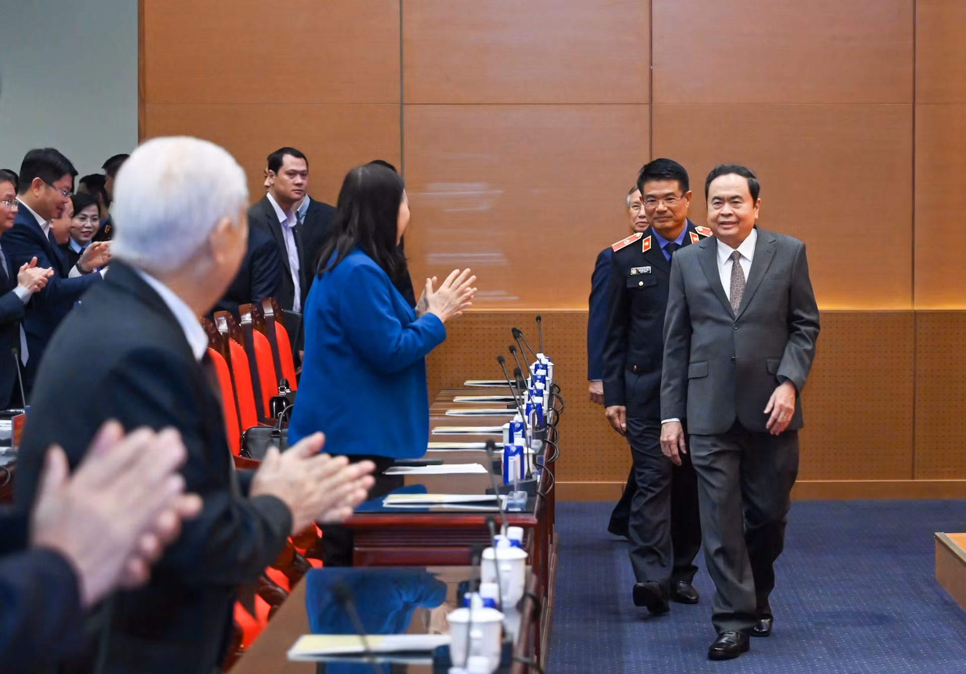 Chủ tịch Quốc hội Trần Thanh Mẫn dự Hội nghị triển khai công tác ngành kiểm sát nhân dân năm 2025.