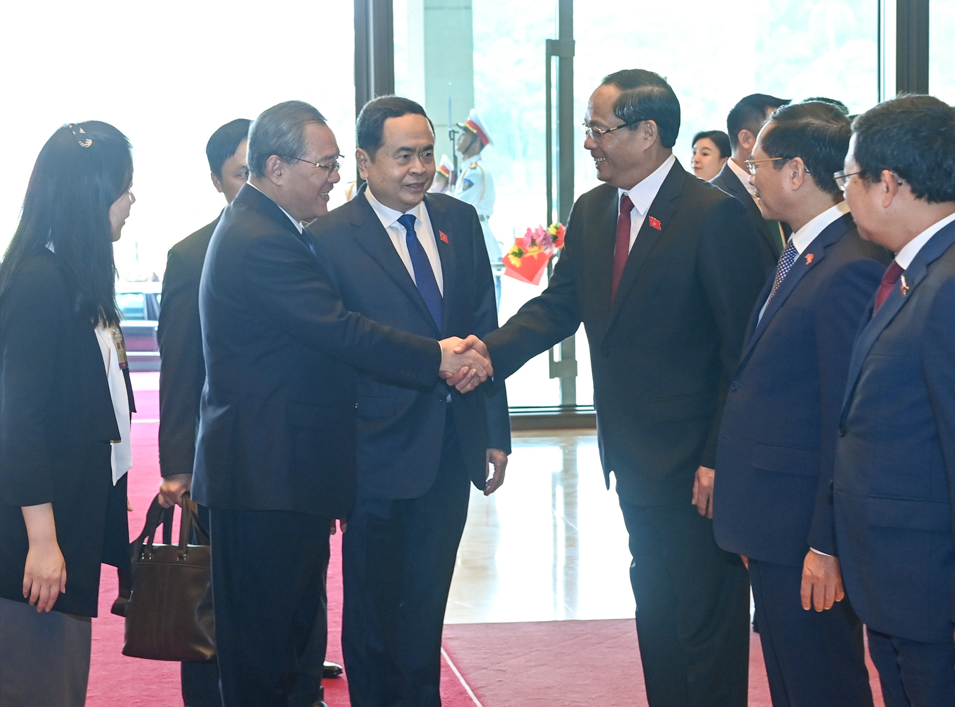 [Ảnh] Chủ tịch Quốc hội Trần Thanh Mẫn hội kiến Thủ tướng Trung Quốc Lý Cường ảnh 3