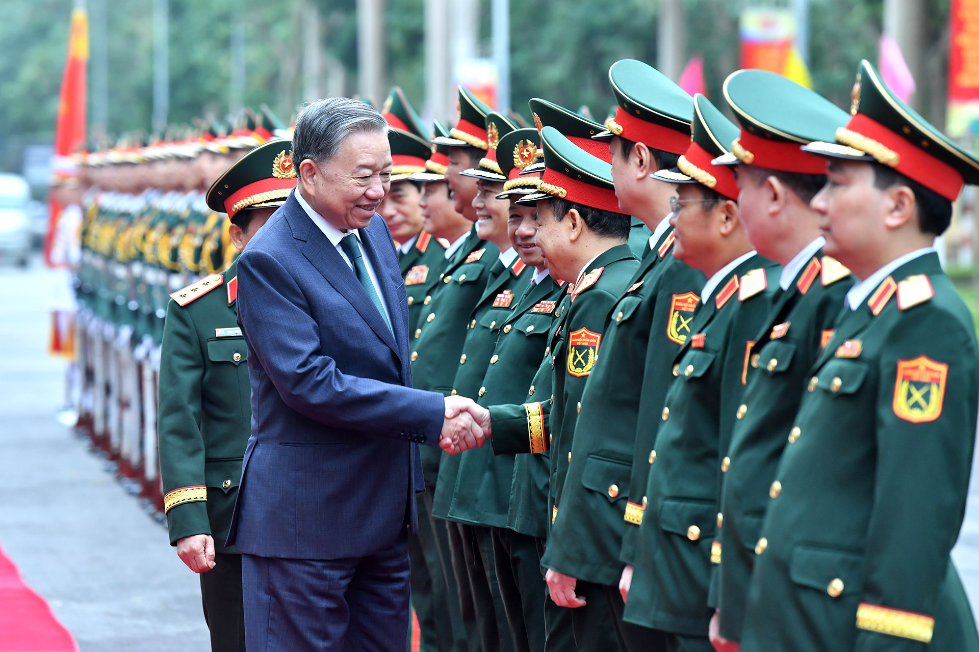 Tổng Bí thư Tô Lâm với các đại biểu.