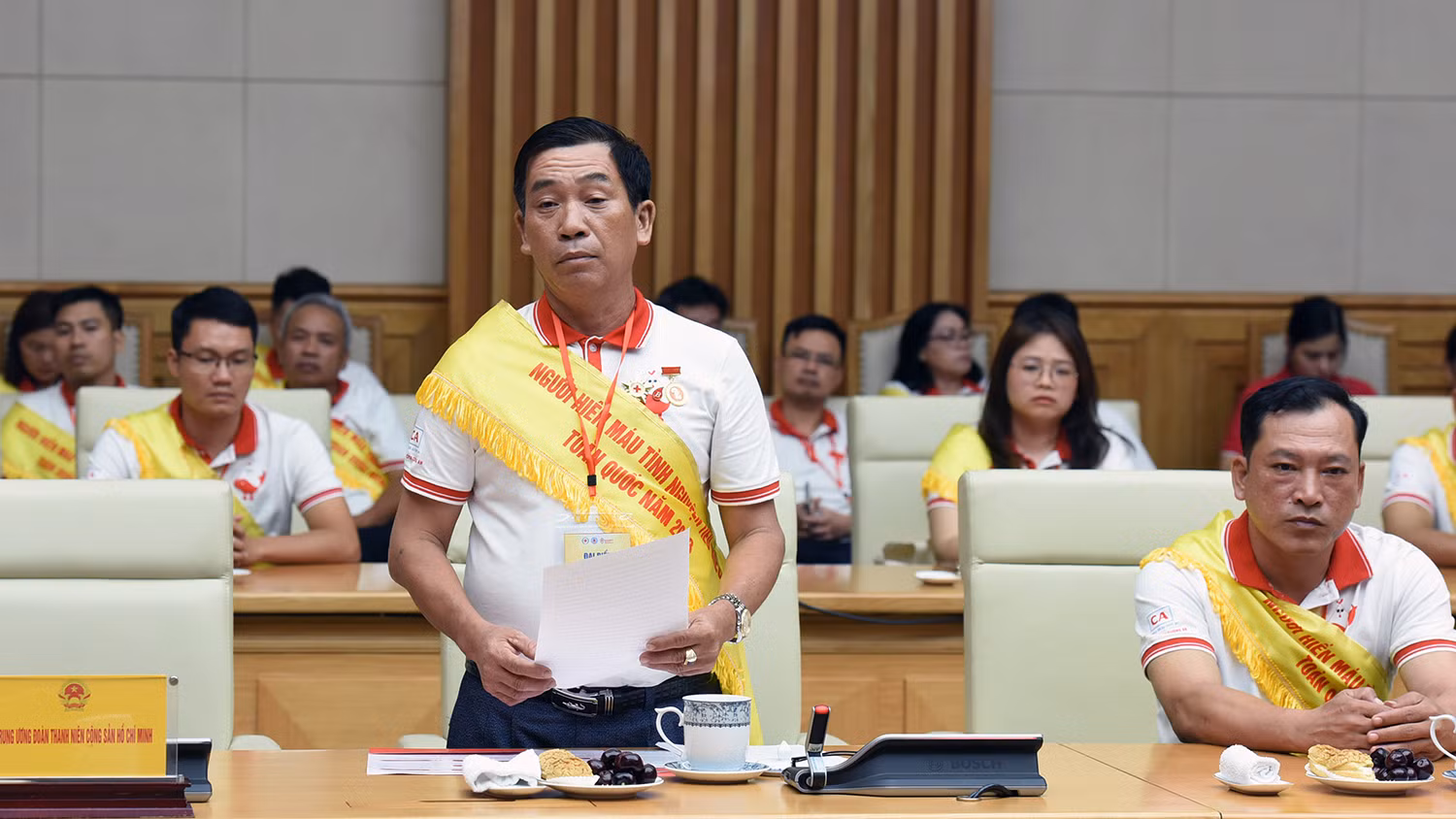 Đại biểu Trần Minh Mến (Bình Thuận) đã có 102 lần hiến máu.