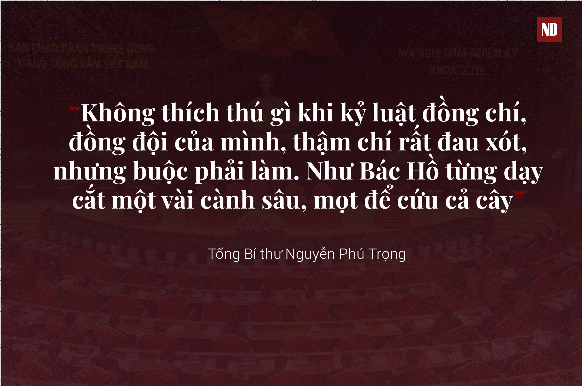 Tổng Bí thư Nguyễn Phú Trọng phát biểu tại buổi tiếp xúc cử tri ngày 23/6/2022.