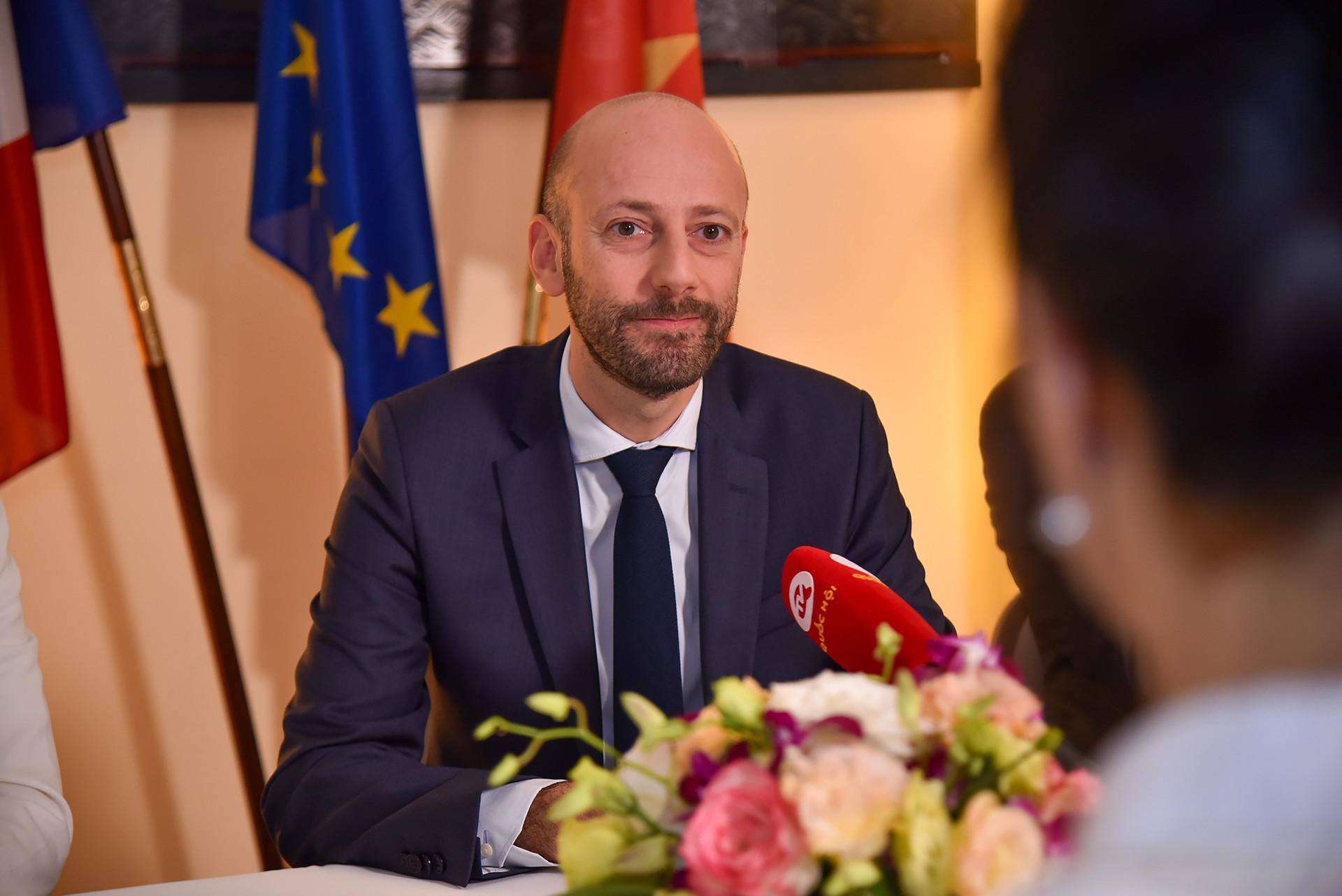 Bộ trưởng Chuyển đổi và Công vụ Pháp, Stanislas Guérini. Ảnh: Nhật Quang