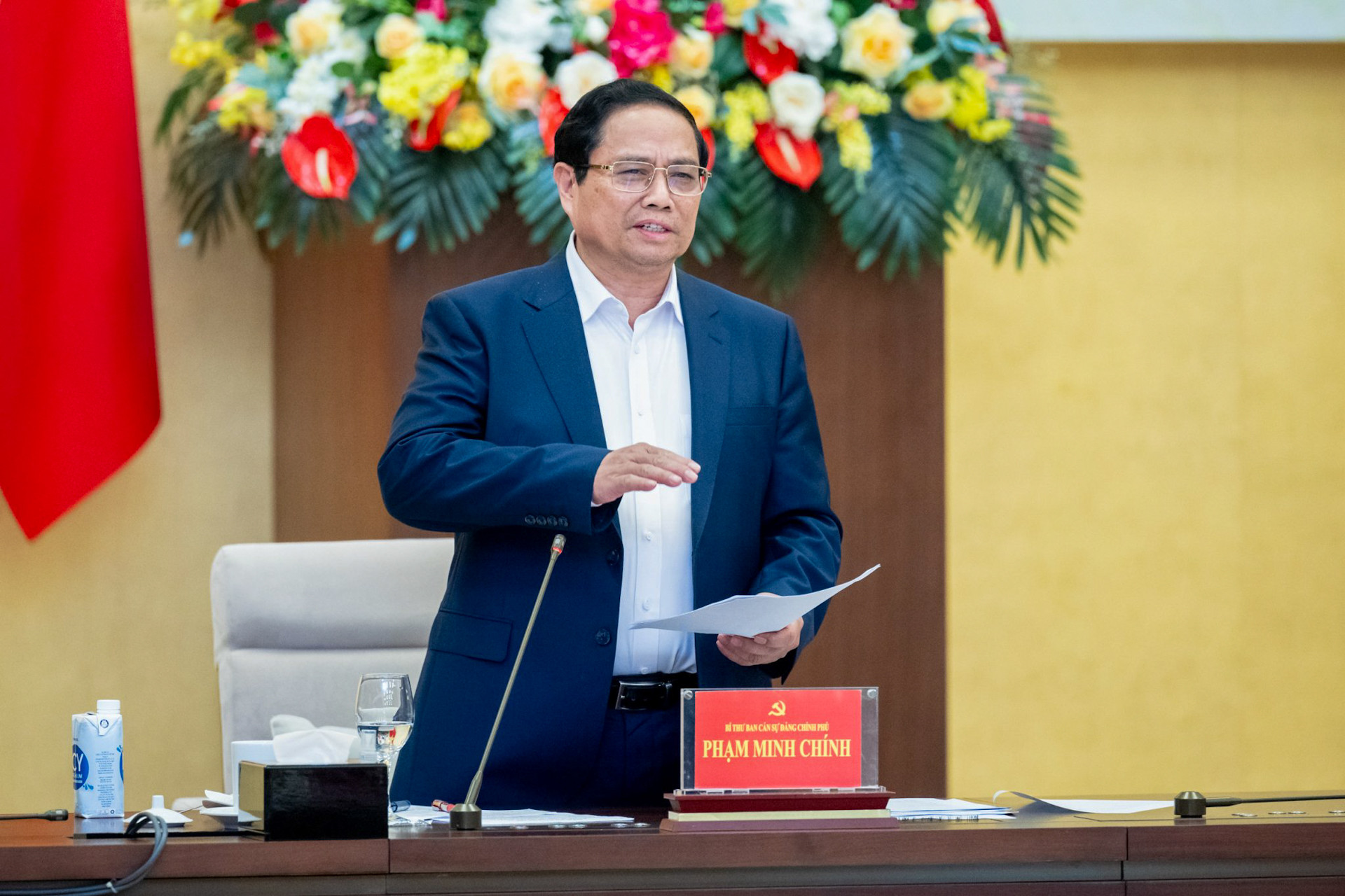 Thủ tướng Phạm Minh Chính phát biểu tại hội nghị.