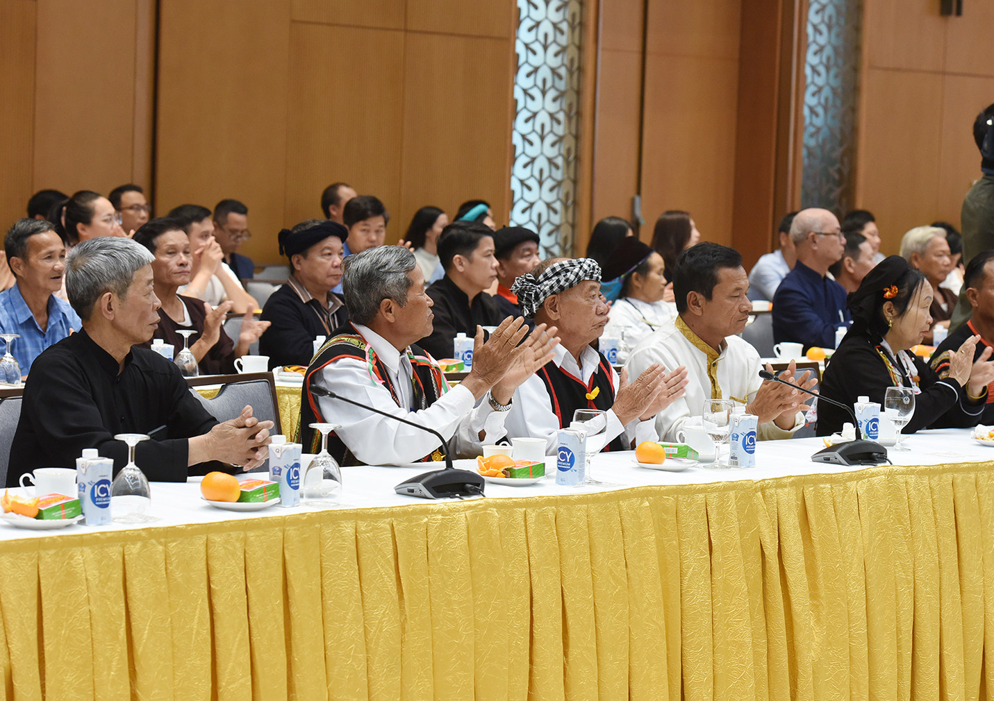 [Ảnh] Thủ tướng gặp mặt già làng, trưởng bản, nghệ nhân và người có uy tín tiêu biểu ảnh 3