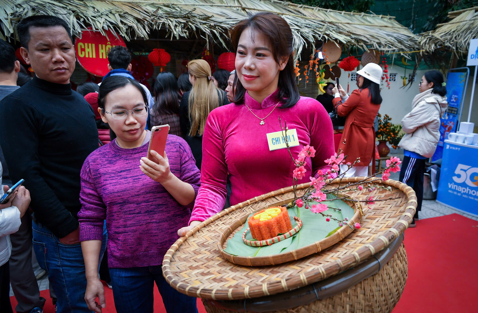 Niềm vui đầu xuân ở làng xôi Phú Thượng.