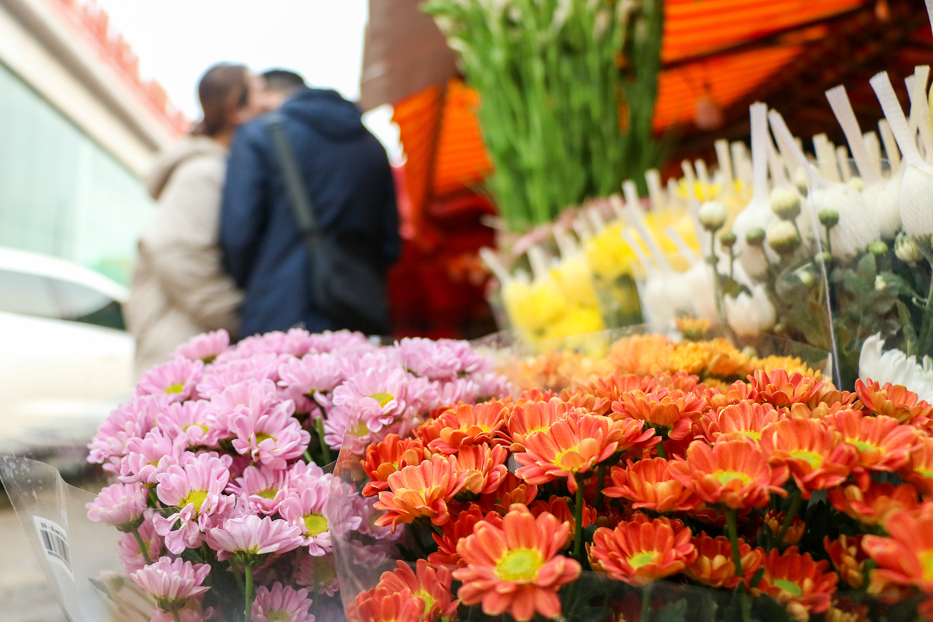 [Ảnh] Chợ hoa Quảng An ngập tràn sắc màu dịp 8/3 ảnh 2