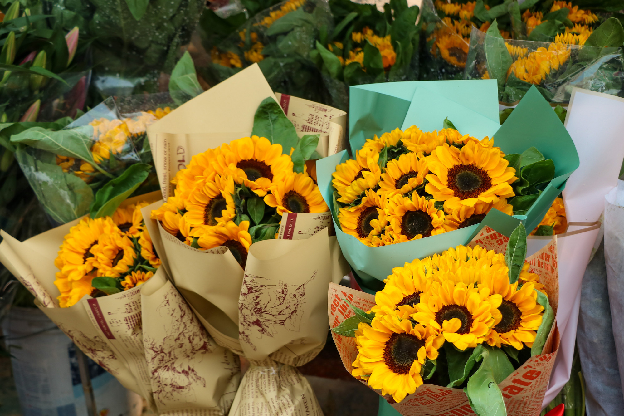 [Ảnh] Chợ hoa Quảng An ngập tràn sắc màu dịp 8/3 ảnh 5