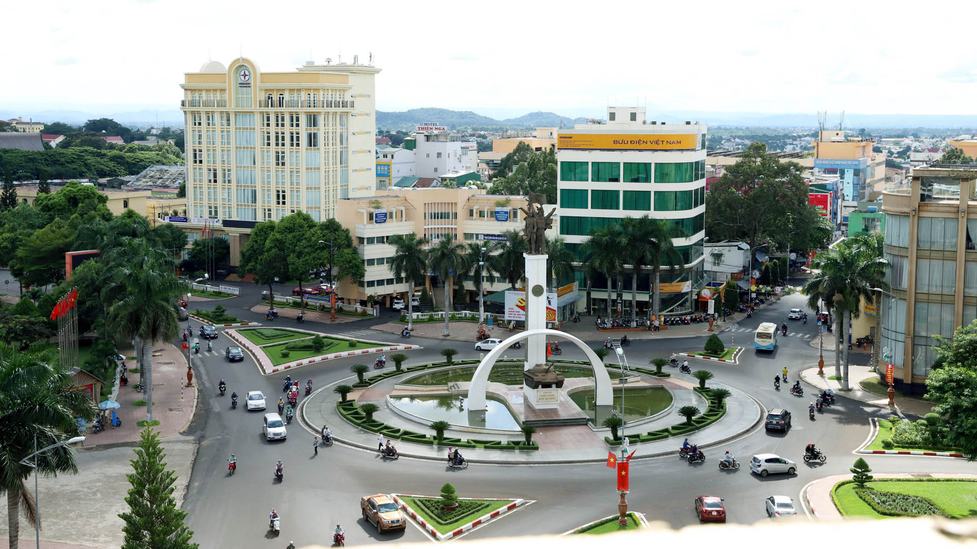 Khu vực trung tâm thành phố Buôn Ma Thuột, tỉnh Đắk Lắk.