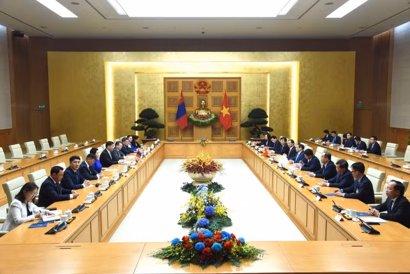 Quang cảnh buổi hội kiến.