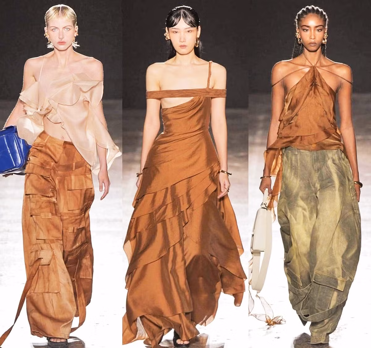 Các thiết kế của Phan Đăng Hoàng trình diễn tại Milan fashion show xuân hè 2025.