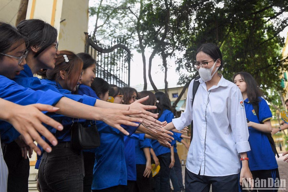 Thí sinh trong mùa thi 2024. (Ảnh: THÀNH ĐẠT)