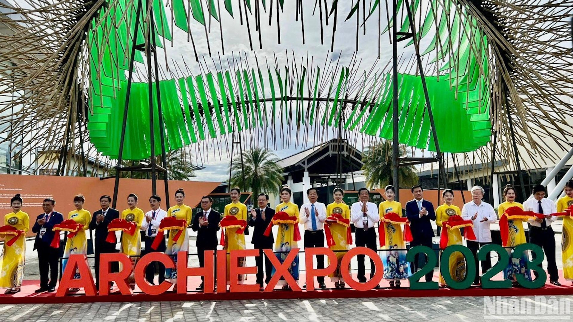 Khai mạc Triển lãm quốc tế EXPO Kiến trúc 2023 với chủ đề “Kiến trúc - Tạo lập không gian bền vững cho cộng đồng”.