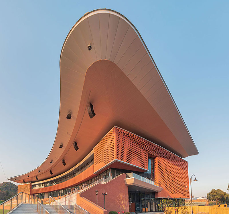 Sân thi đấu cricket Đại học Công nghiệp Chiết Giang.