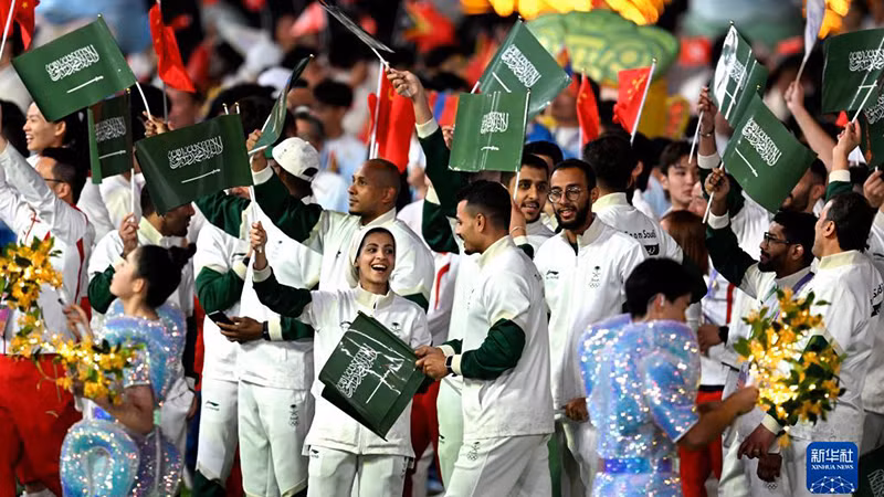 Đoàn vận động viên Saudi Arabia.