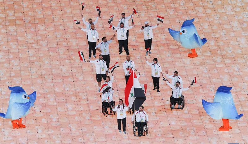 Đoàn thể thao người khuyết tật Syria. Đoàn thể thao người khuyết tật Syria.