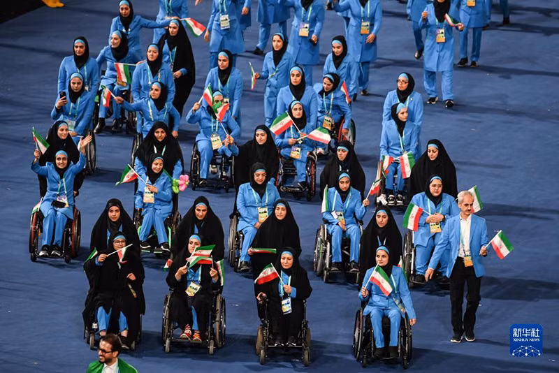 Đoàn thể thao người khuyết tật Iran.