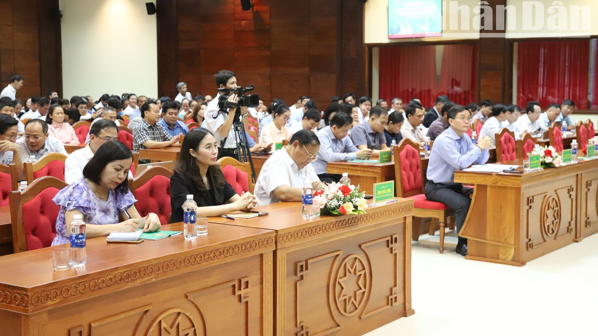 Các đại biểu dự hội nghị đối thoại.