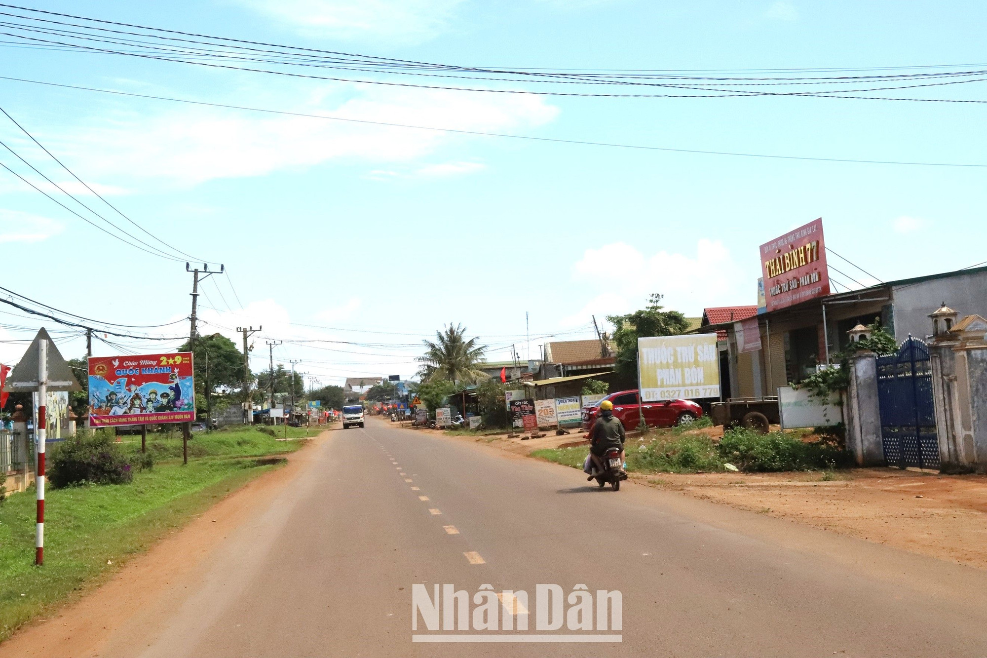 Khu vực trung tâm xã Ea Sol hôm nay.