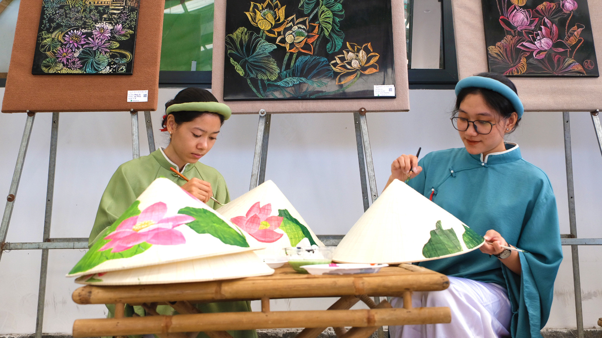 Hoạt động mỹ thuật tại Festival Hoa-kiểng Sa Đéc.