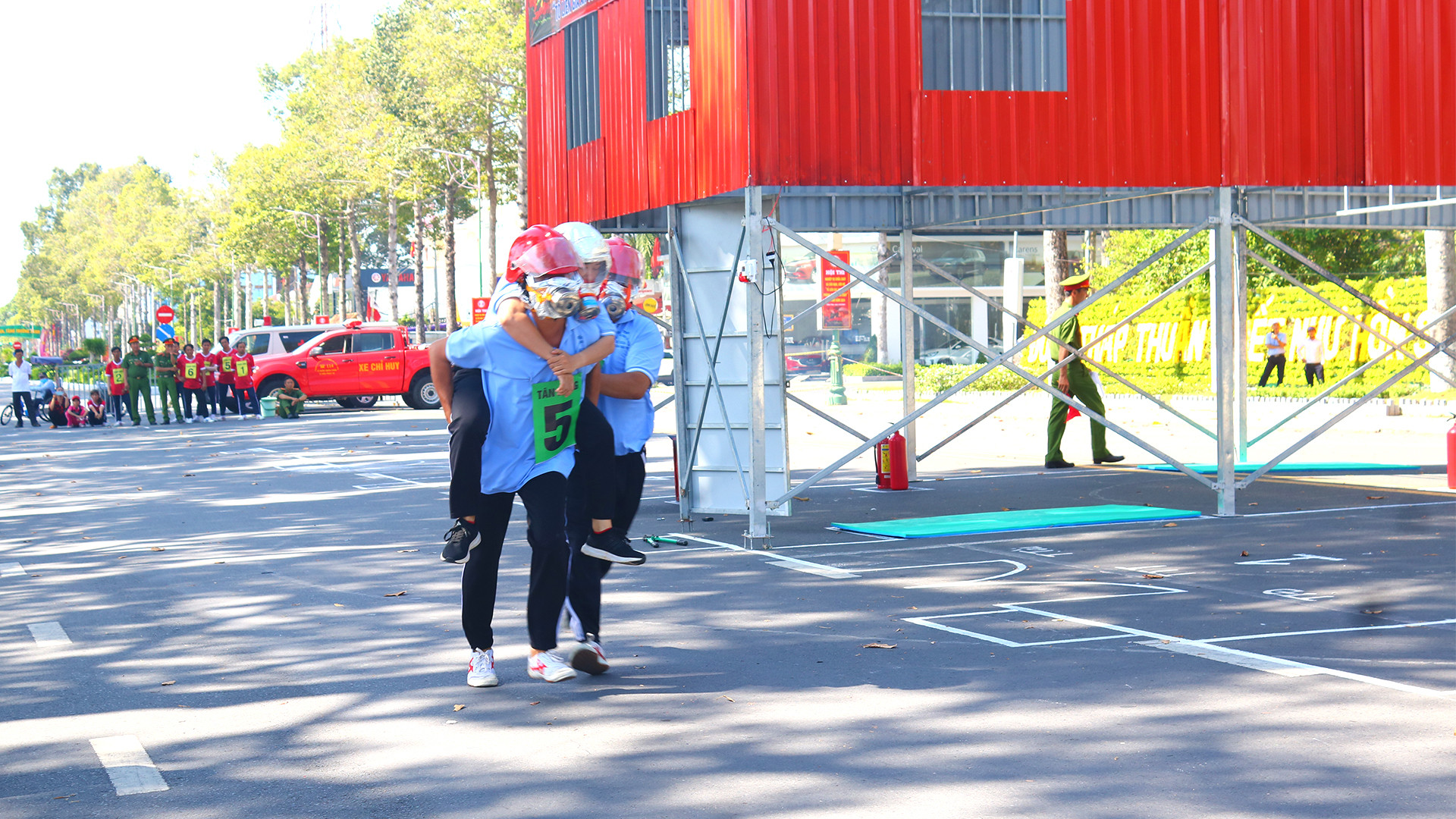 Phần thi thực hành của một đơn vị.