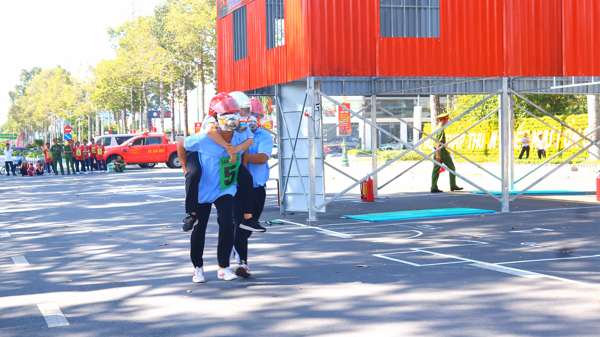 Phần thi thực hành của một đơn vị.